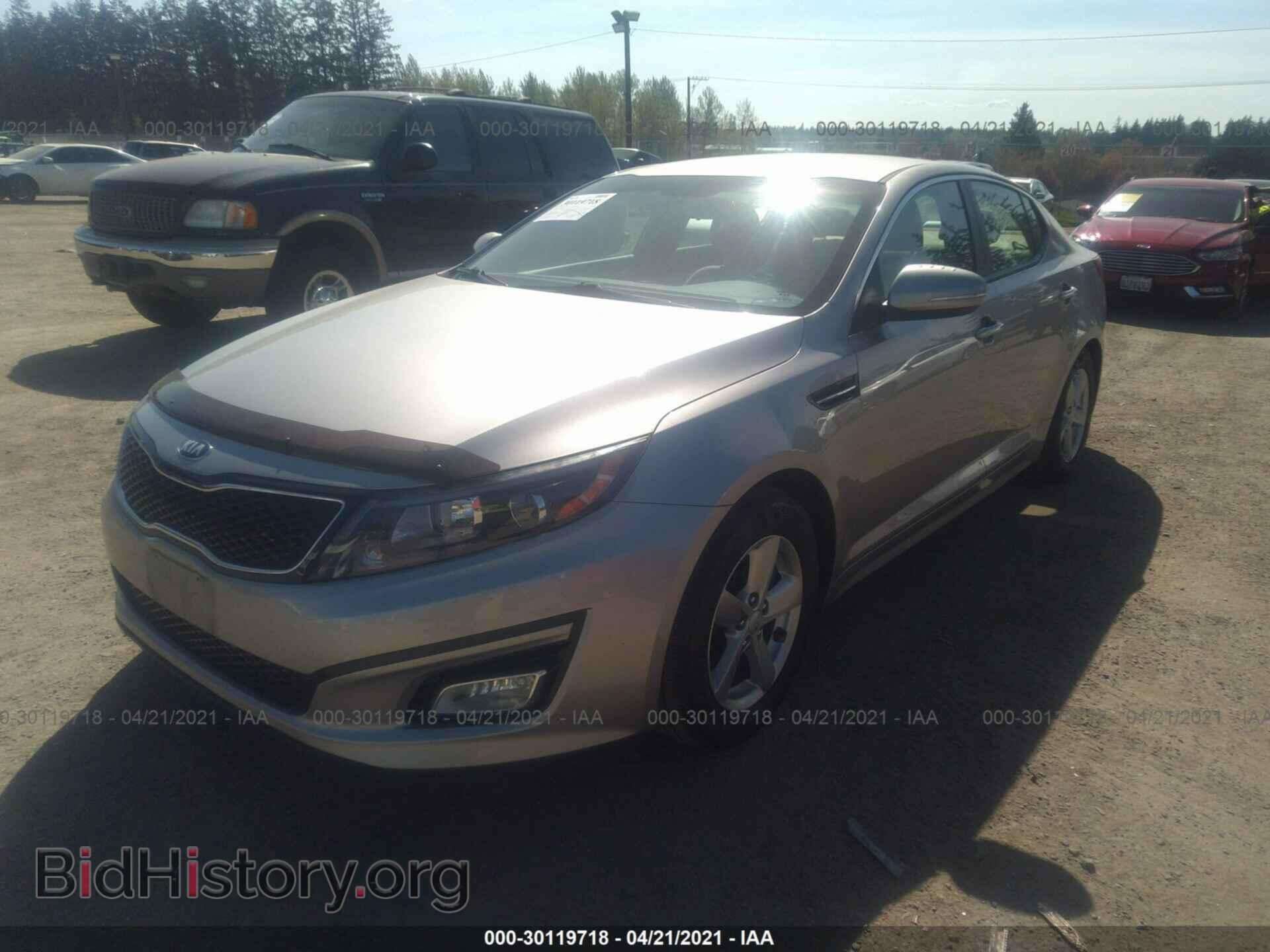 2015 KIA OPTIMA - VIN: 5XXGM4A77FG484312 - Фото 2