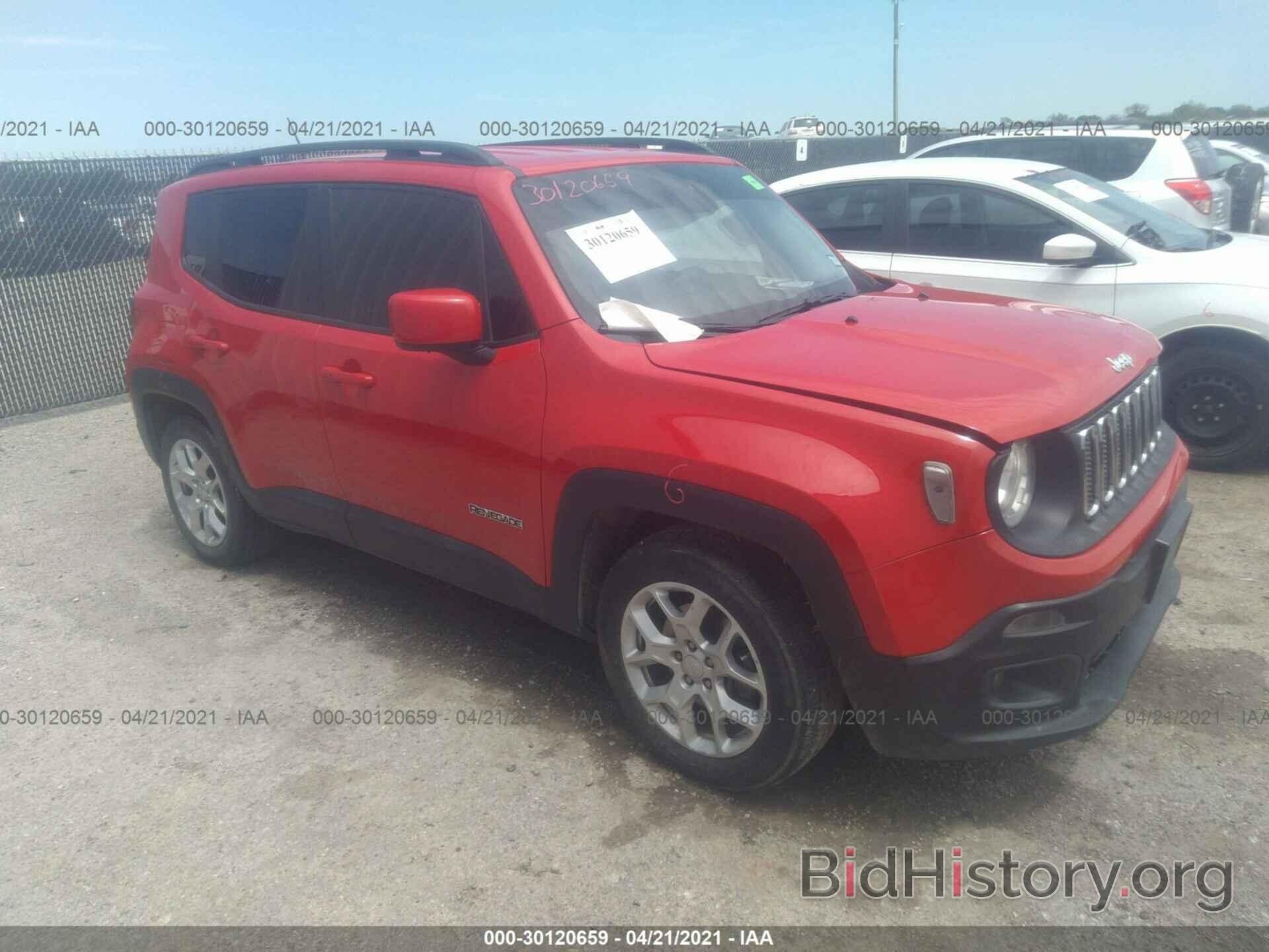 Фотография ZACCJABT8GPC51568 - JEEP RENEGADE 2016