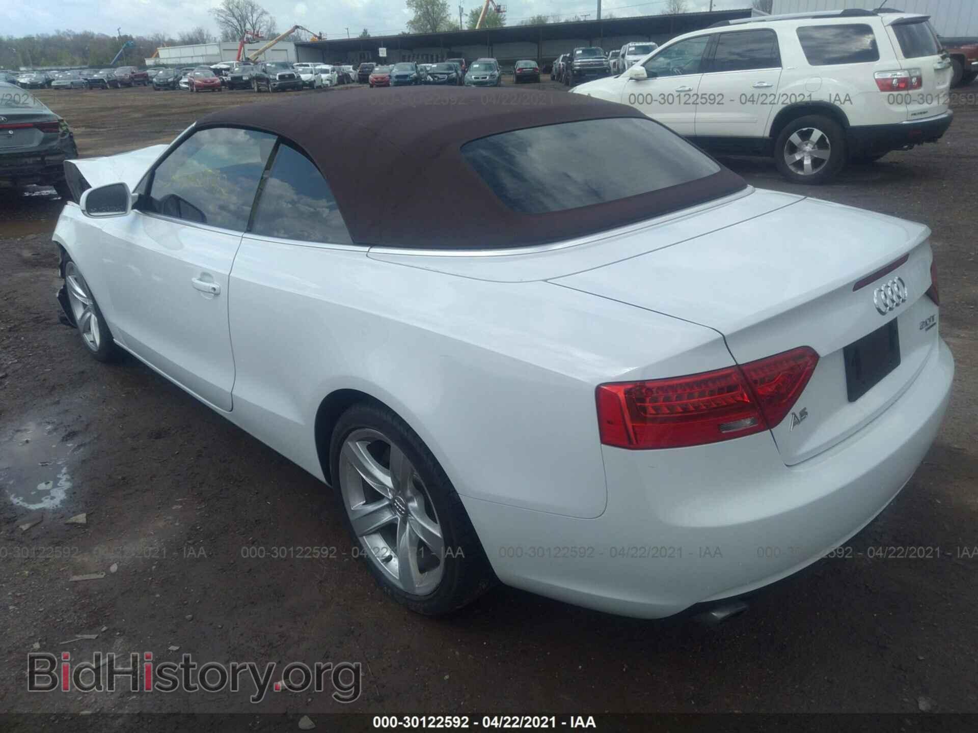 2013 AUDI A5 - VIN: WAULFAFH3DN008887 - Photo 3