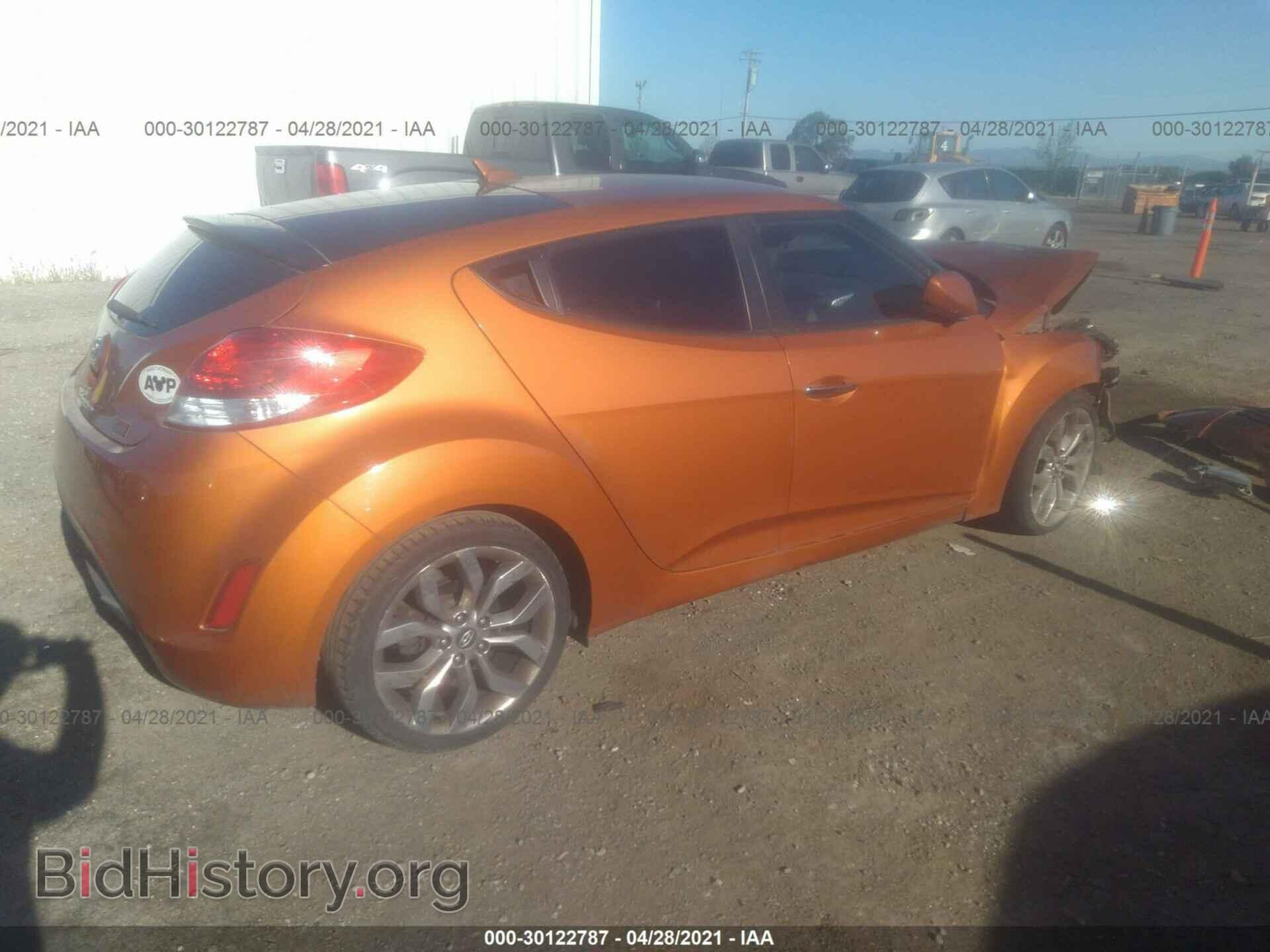 2014 HYUNDAI VELOSTER - VIN: KMHTC6ADXEU214630 - Фото 4