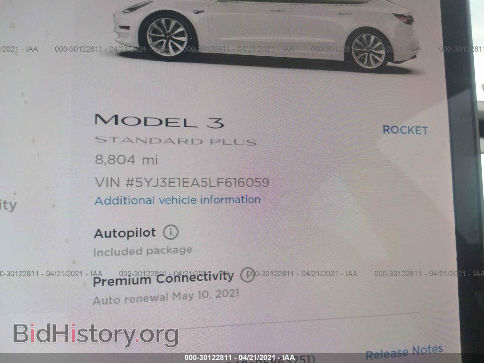 2020 TESLA MODEL 3 - VIN: 5YJ3E1EA5LF616059 - Photo 7