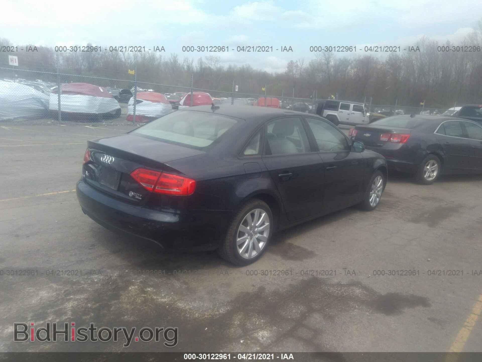 2012 AUDI A4 - VIN: WAUBFAFL3CA114388 - Фото 4