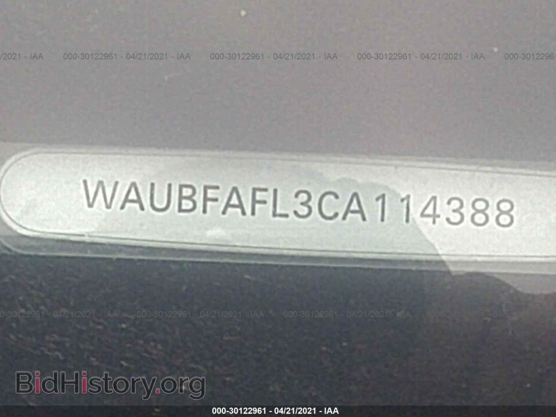 2012 AUDI A4 - VIN: WAUBFAFL3CA114388 - Фото 9