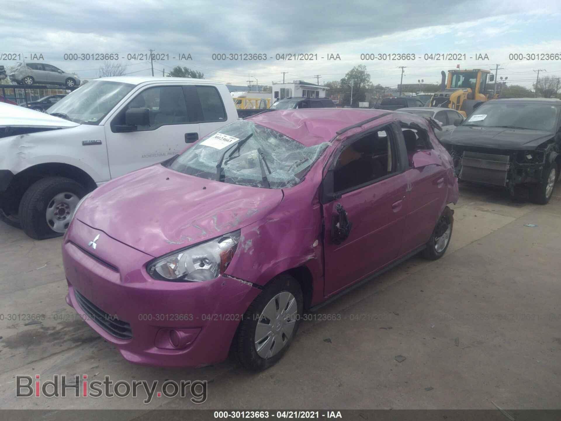 2015 MITSUBISHI MIRAGE - VIN: ML32A3HJ3FH006683 - Фото 2