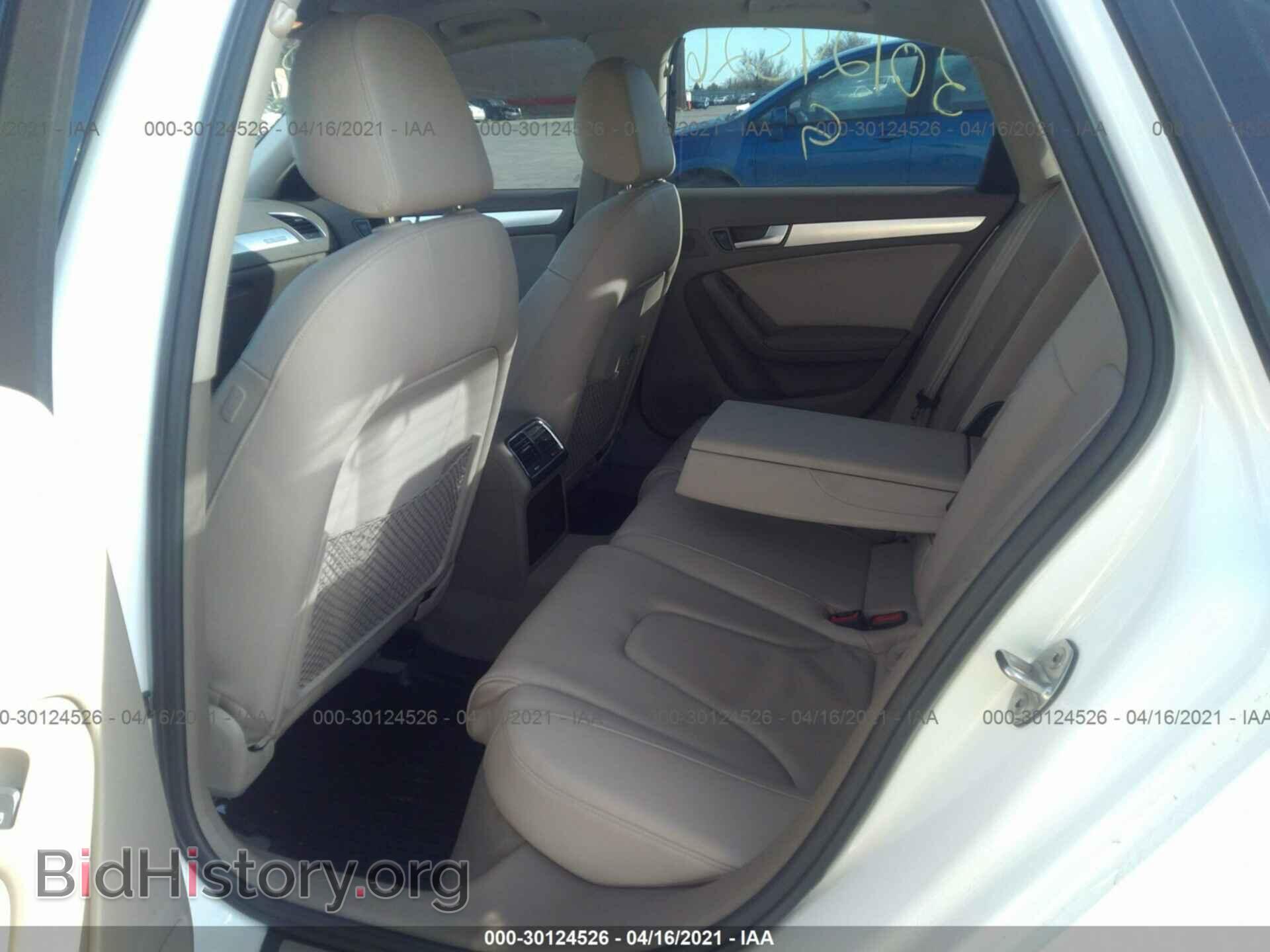 2011 AUDI A4 - VIN: WAUFFAFL0BN018047 - Фото 8