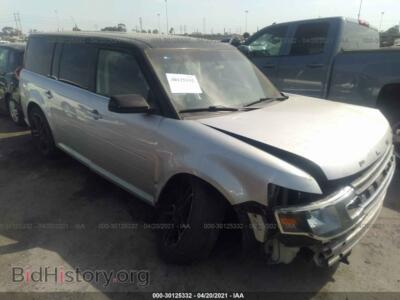 2014 Ford FLEX SEL, silver — VIN 2FMGK5C83EBD18607, IAAI