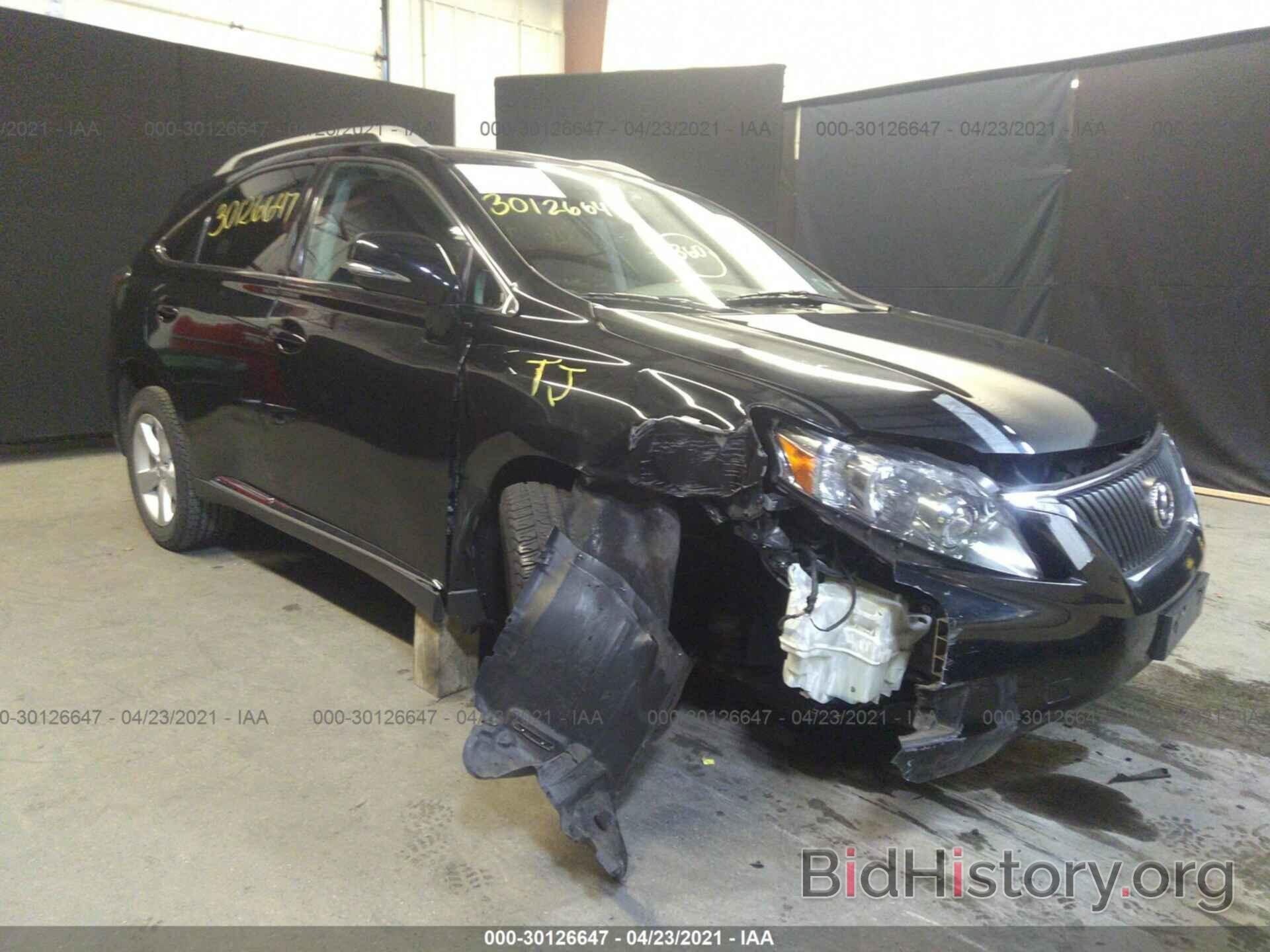 Photo 2T2BK1BA8AC076454 - LEXUS RX 350 2010