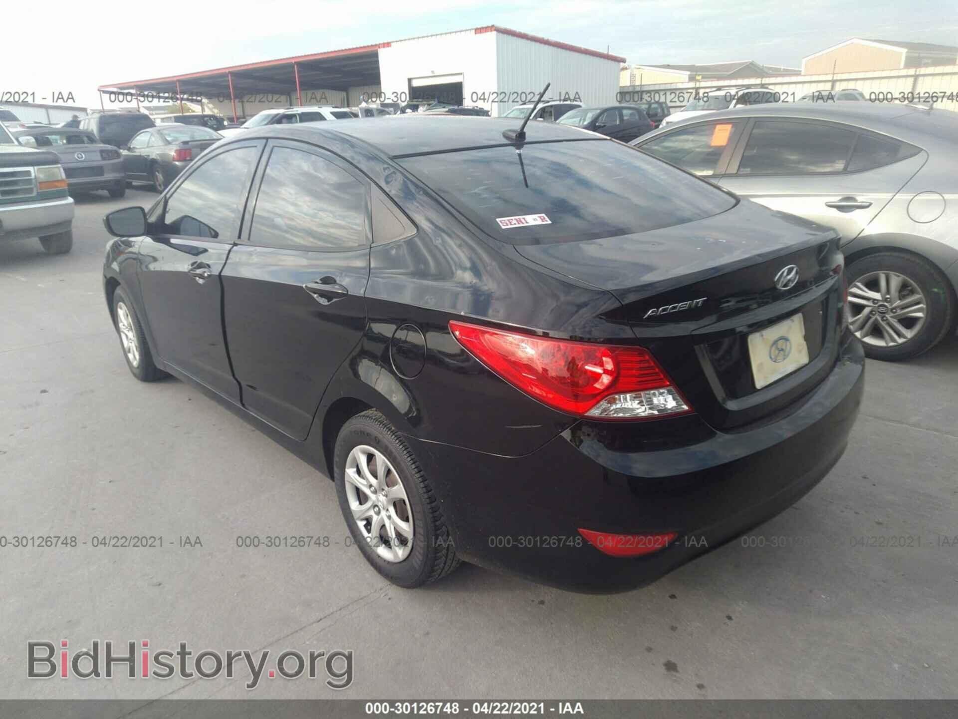 2013 HYUNDAI ACCENT - VIN: KMHCT4AE7DU551767 - Фото 3