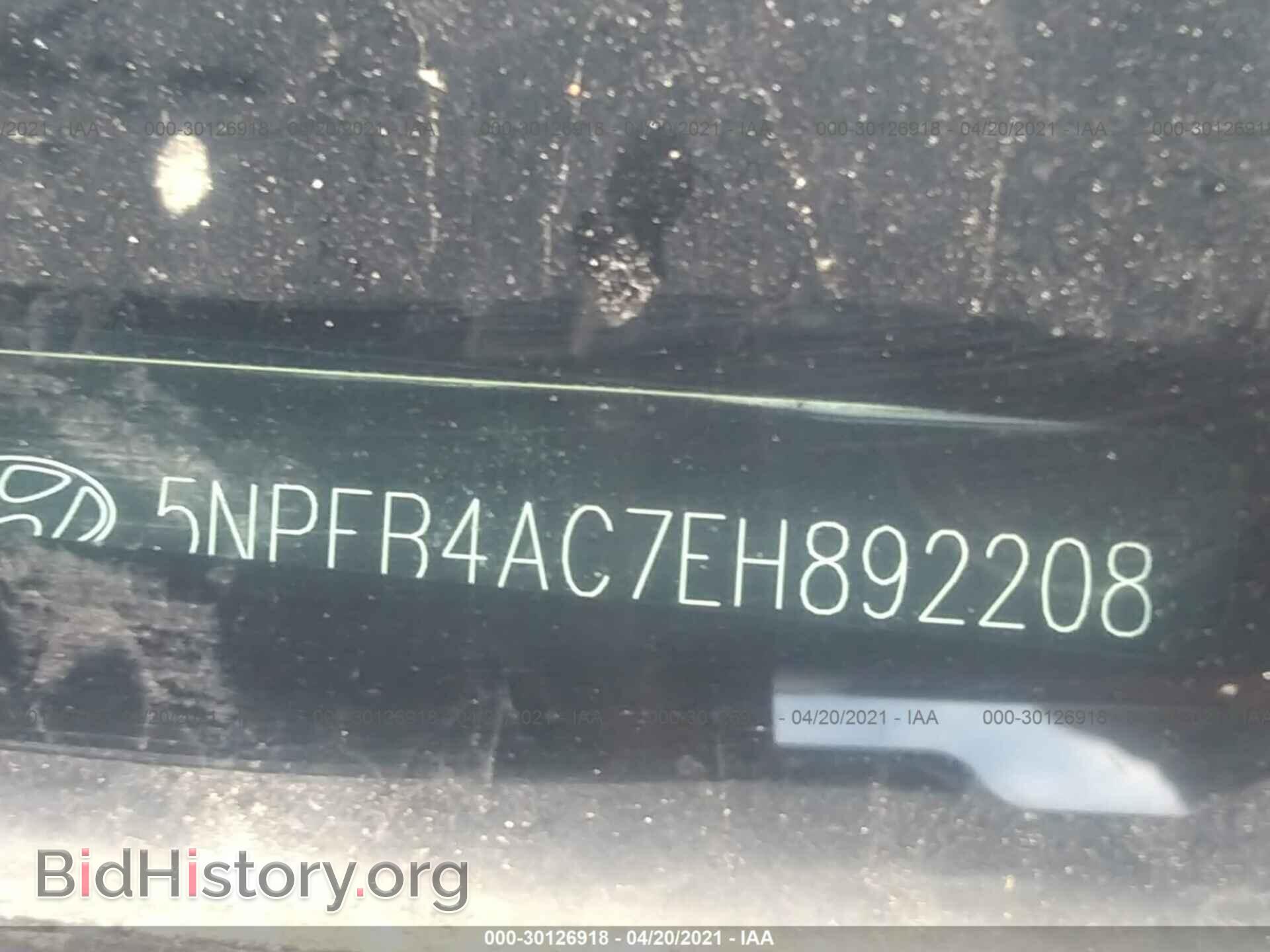 2014 HYUNDAI SONATA - VIN: 5NPEB4AC7EH892208 - Фото 9