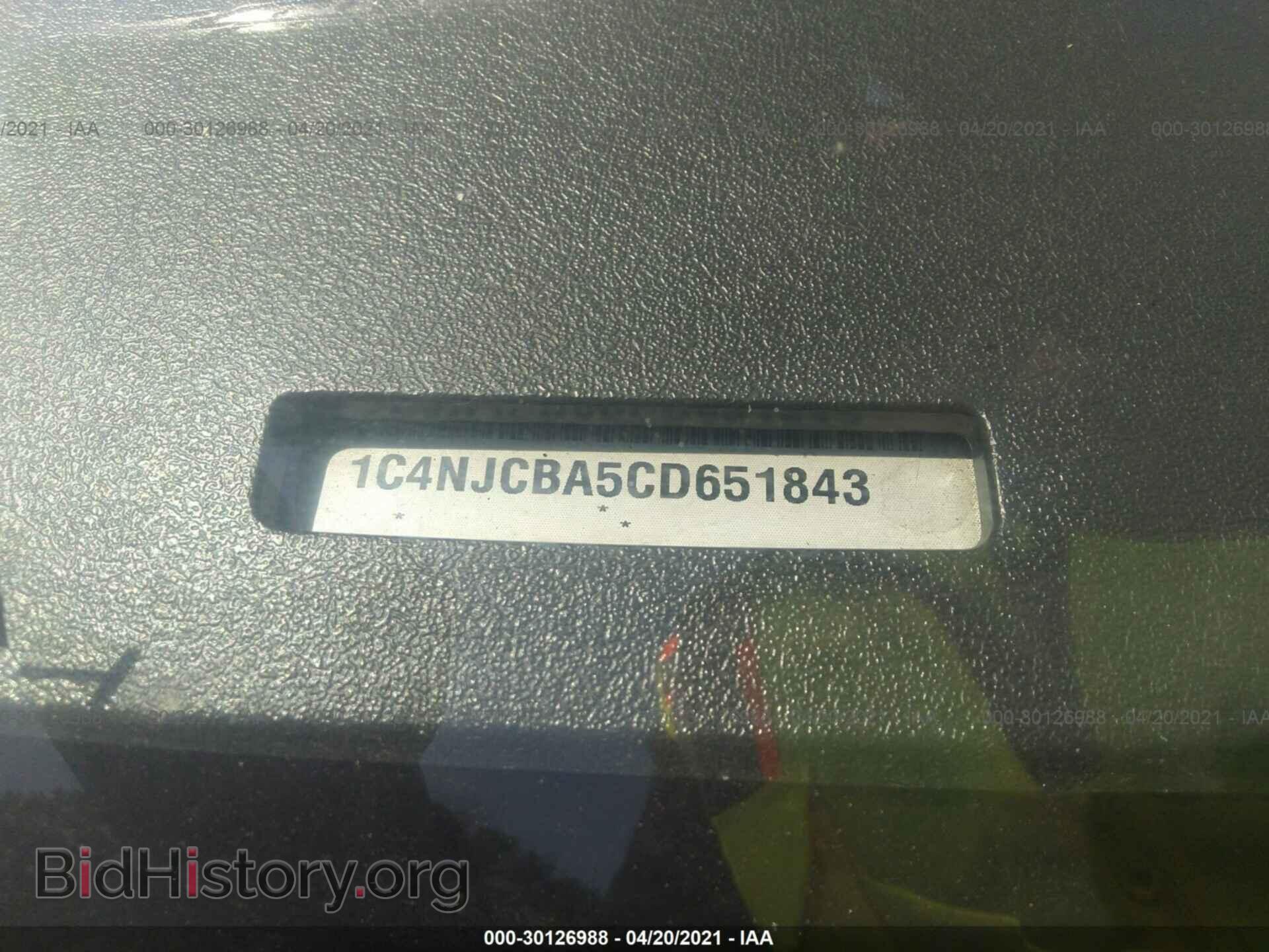 2012 JEEP COMPASS - VIN: 1C4NJCBA5CD651843 - Фото 9