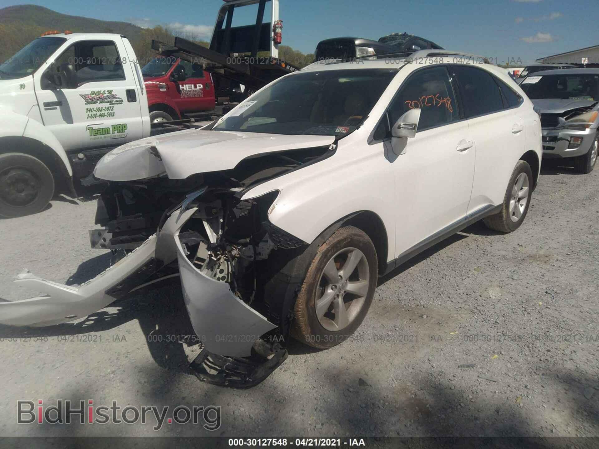 2012 LEXUS RX 350 - VIN: 2T2BK1BA1CC149618 - Фото 2