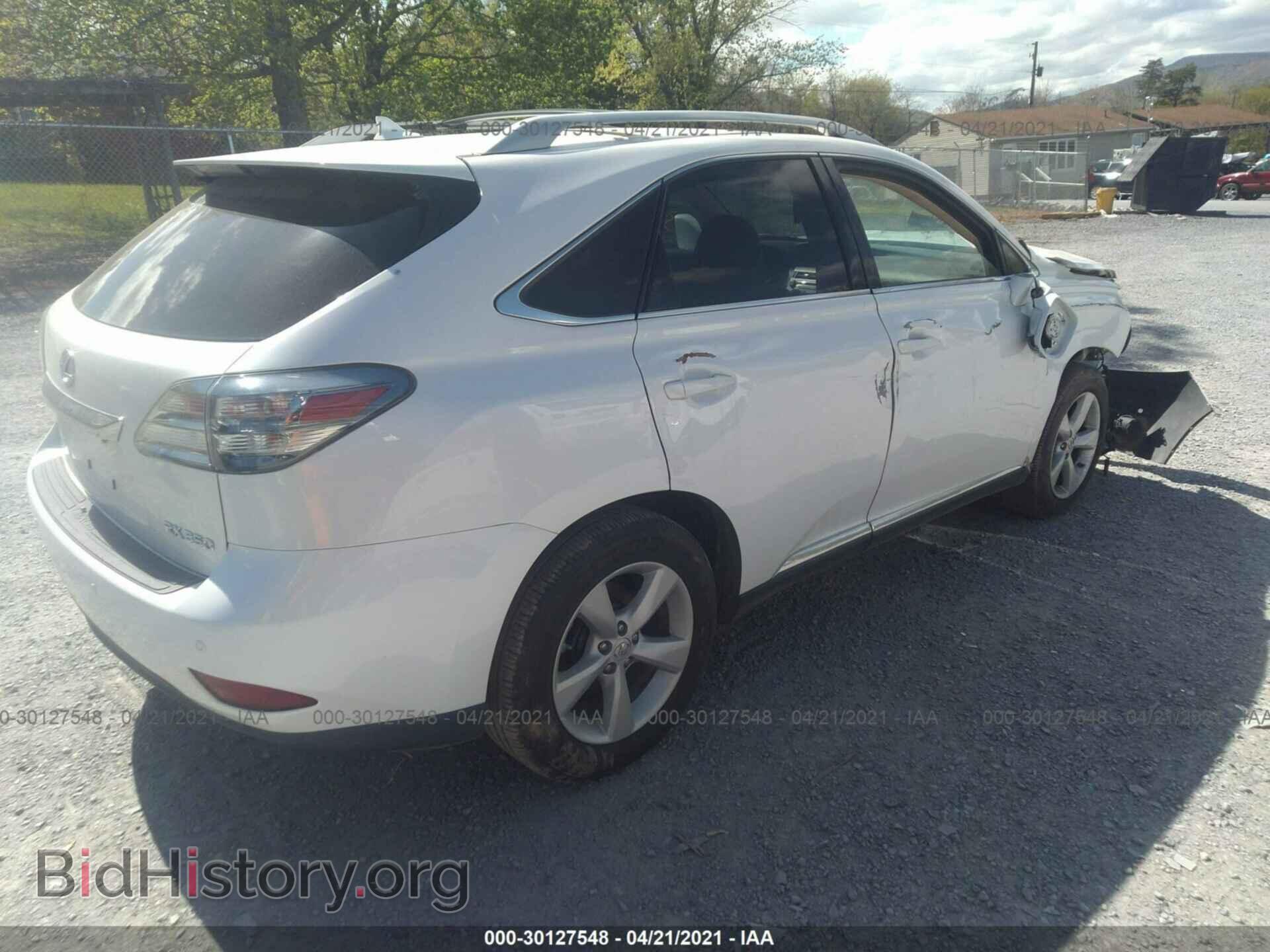 2012 LEXUS RX 350 - VIN: 2T2BK1BA1CC149618 - Фото 4