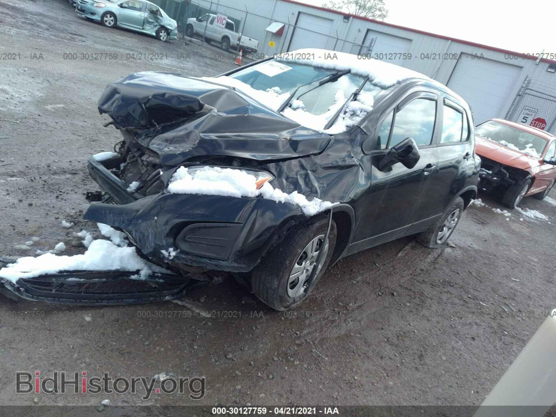 2015 CHEVROLET TRAX - VIN: 3GNCJKSB0FL228748 - Фото 2