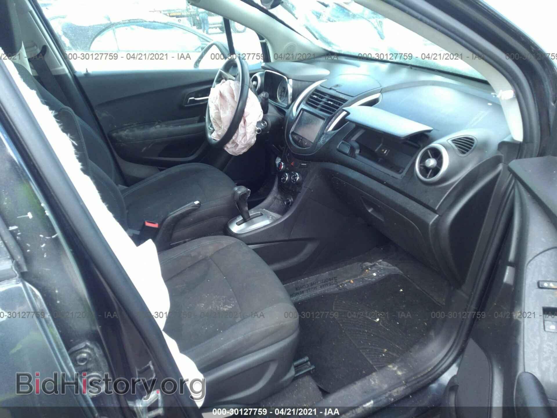 2015 CHEVROLET TRAX - VIN: 3GNCJKSB0FL228748 - Фото 5