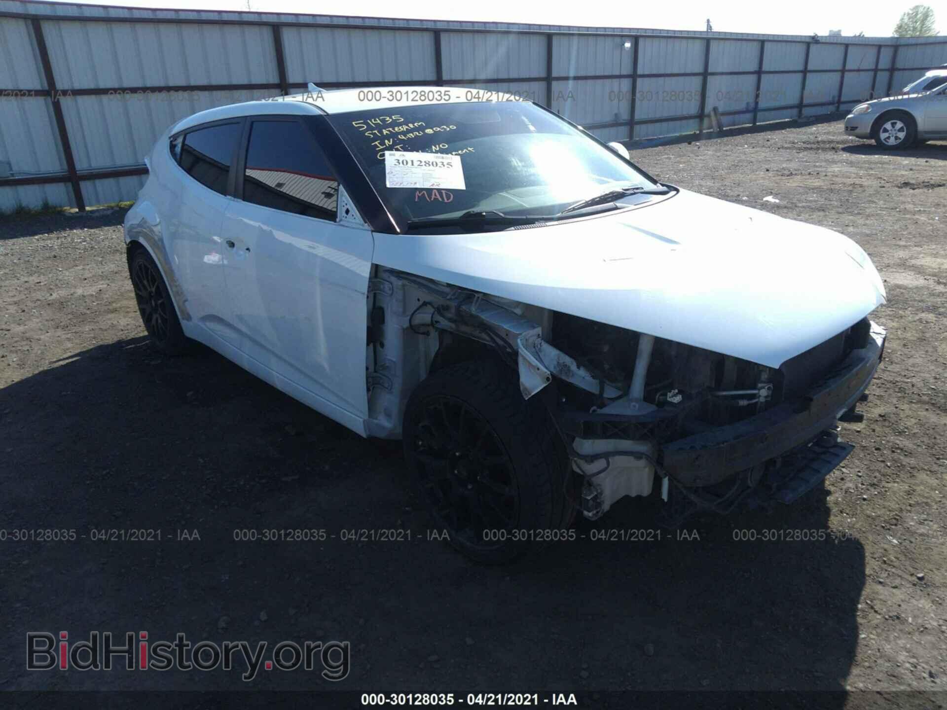 Фотография KMHTC6AD6CU076744 - HYUNDAI VELOSTER 2012
