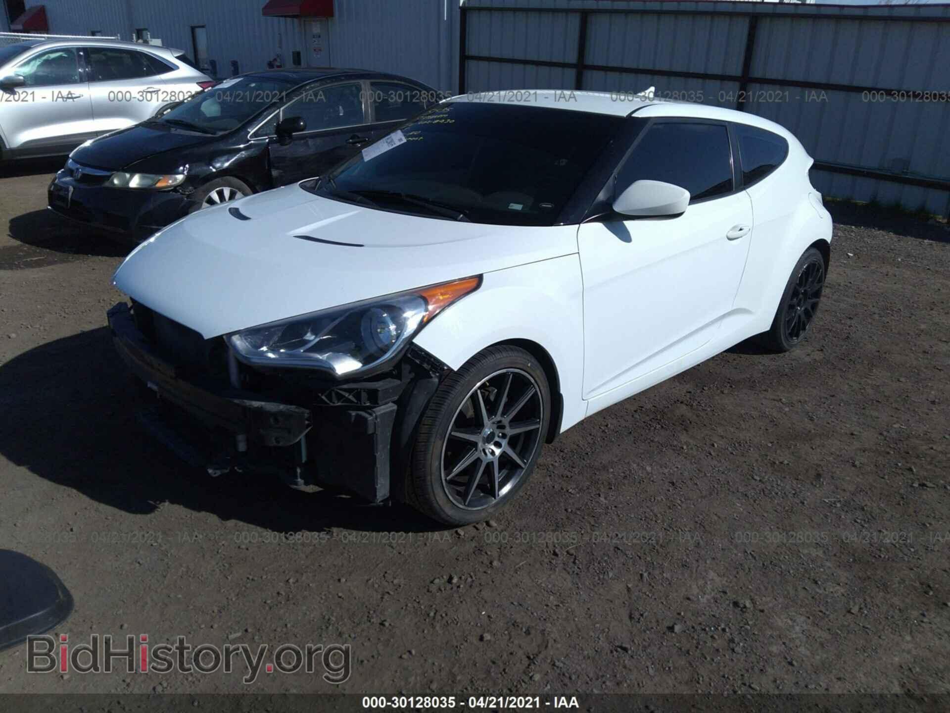 2012 HYUNDAI VELOSTER - VIN: KMHTC6AD6CU076744 - Фото 2