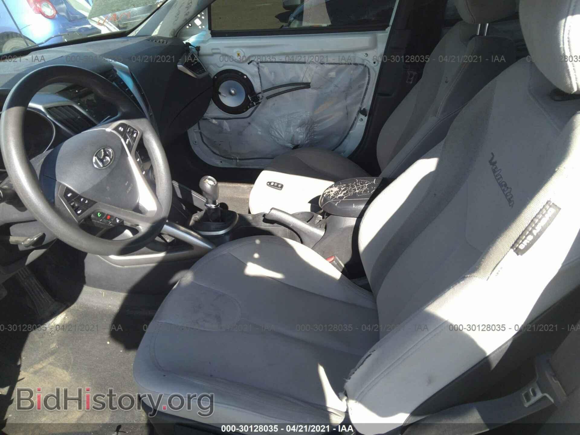 2012 HYUNDAI VELOSTER - VIN: KMHTC6AD6CU076744 - Фото 5