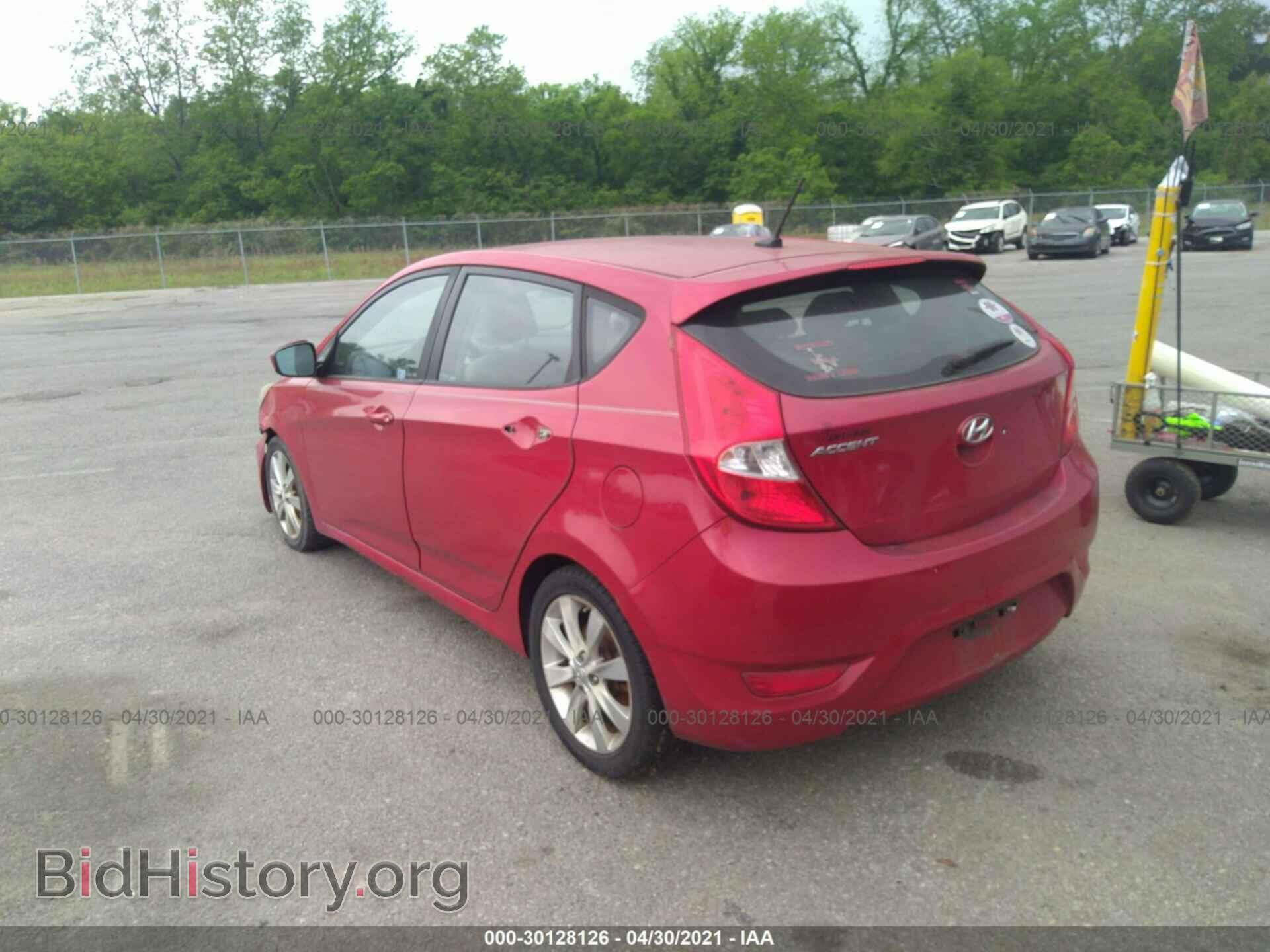 2012 HYUNDAI ACCENT - VIN: KMHCU5AE4CU013416 - Фото 3