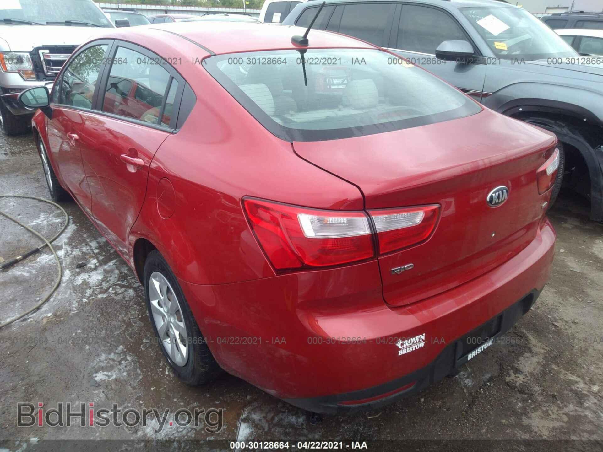 2013 KIA RIO - VIN: KNADM4A39D6302232 - Фото 3