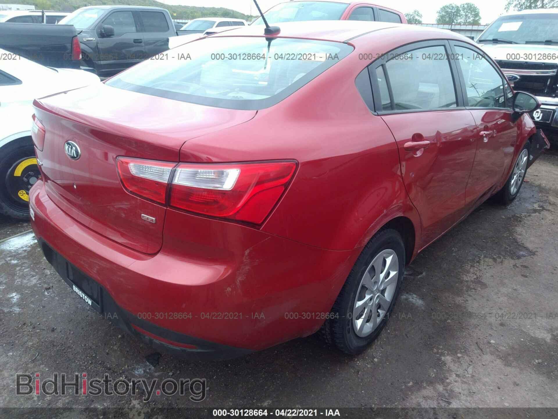 2013 KIA RIO - VIN: KNADM4A39D6302232 - Фото 4