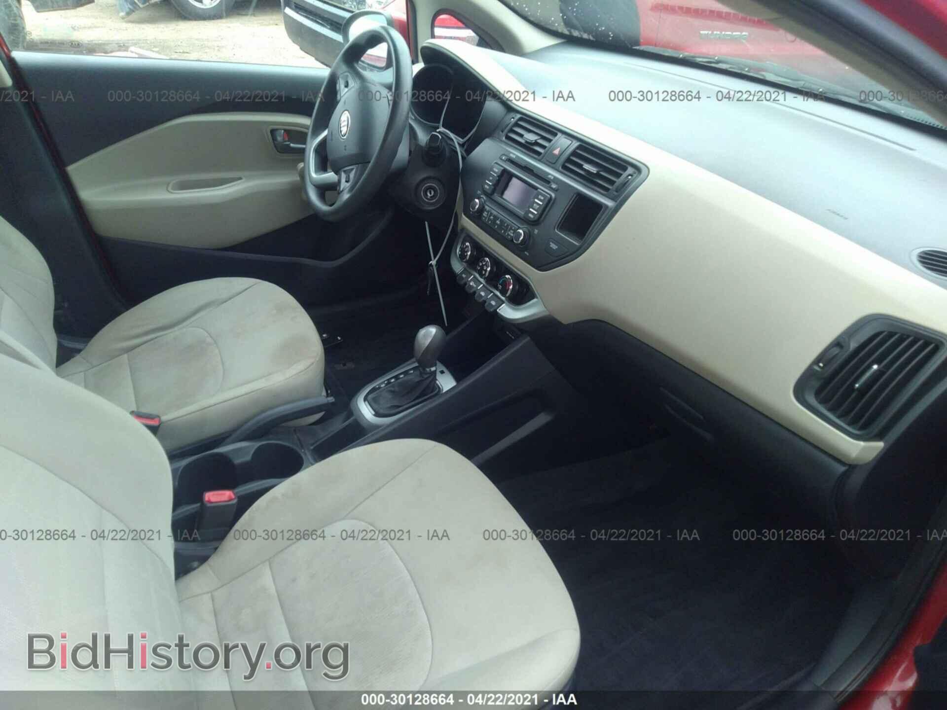 2013 KIA RIO - VIN: KNADM4A39D6302232 - Фото 5