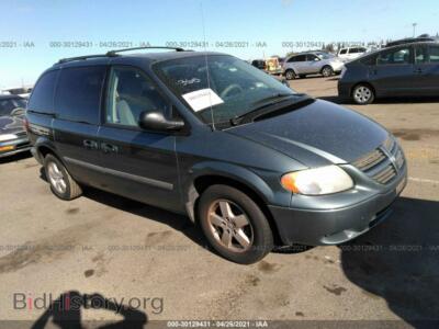 2007 Dodge CARAVAN SXT, зеленый — VIN 1D4GP45R47B143737, IAAI