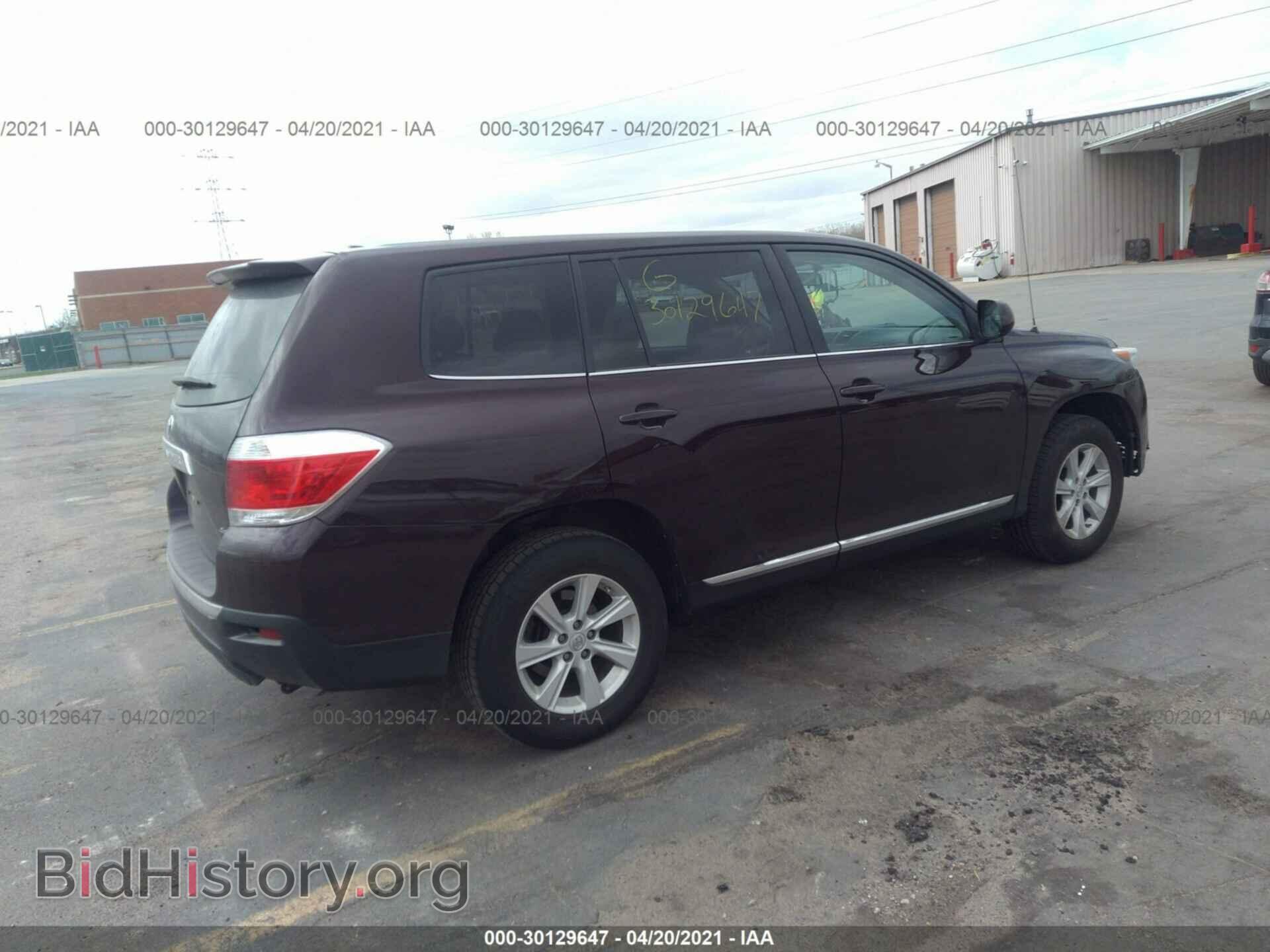 2012 TOYOTA HIGHLANDER - VIN: 5TDBK3EH0CS095681 - Фото 4