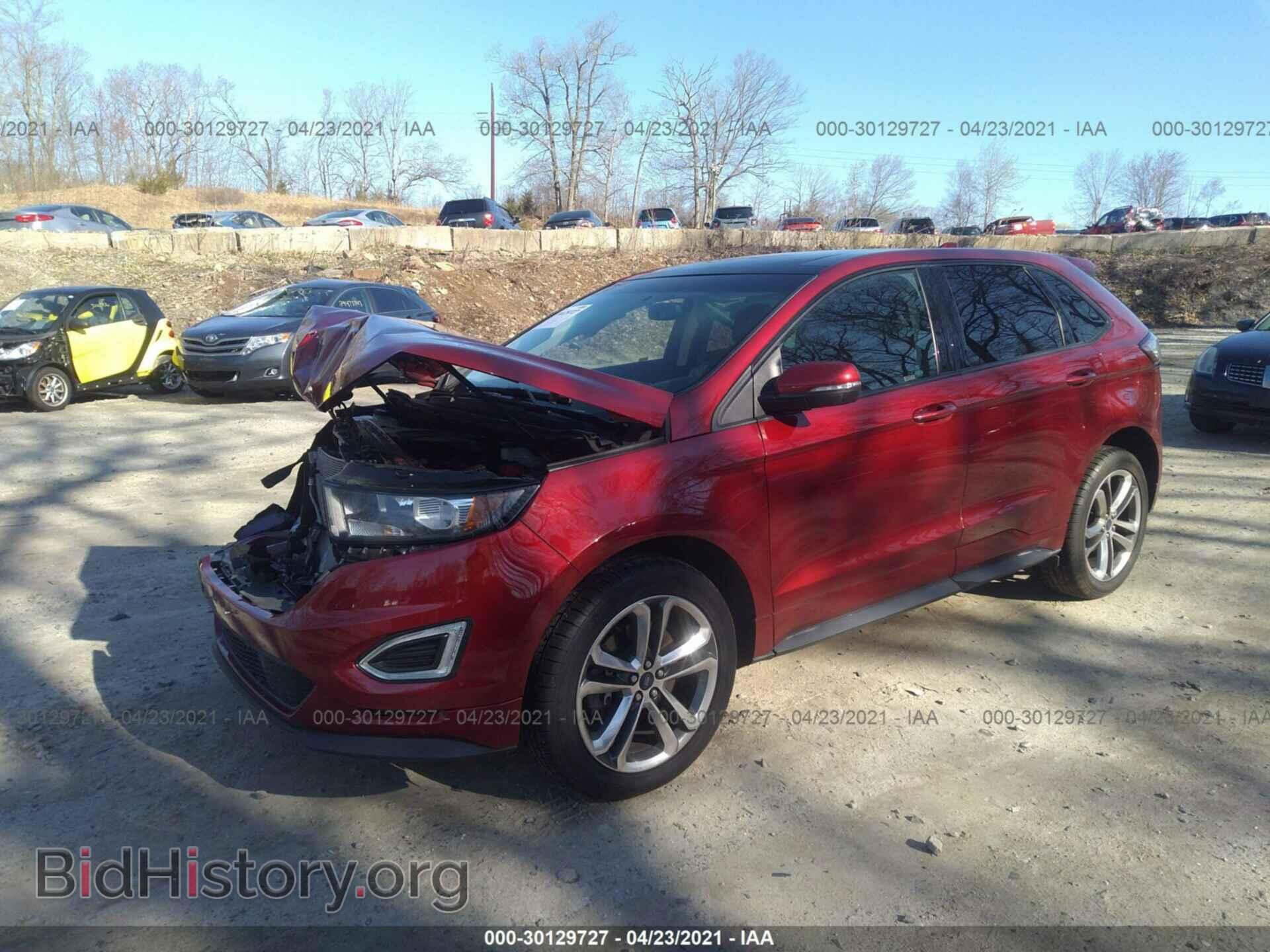 2015 FORD EDGE - VIN: 2FMTK4AP7FBC05019 - Фото 2