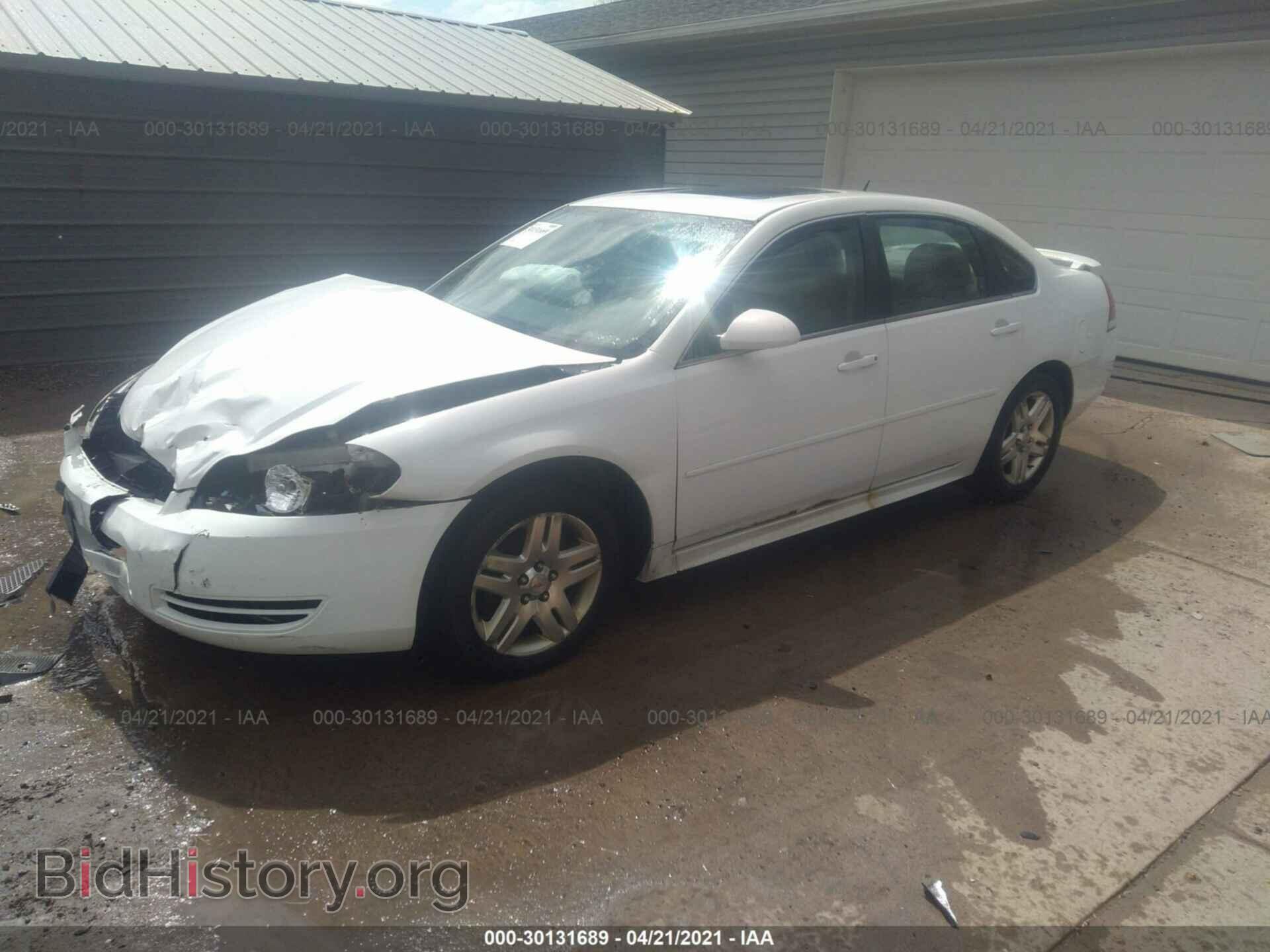 2012 CHEVROLET IMPALA - VIN: 2G1WG5E36C1103625 - Фото 2
