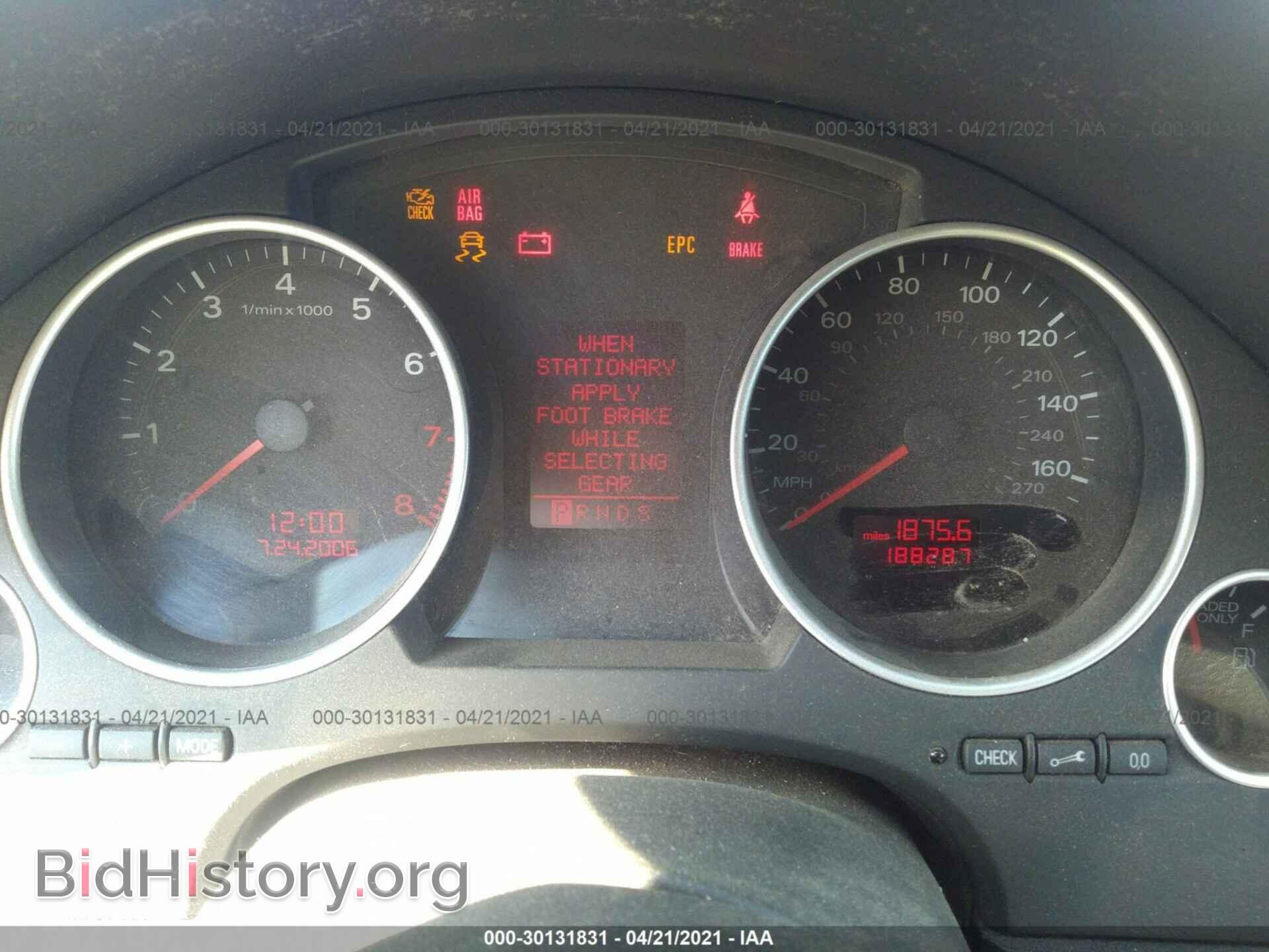 2008 AUDI A4 - VIN: WAUDF48H88K001492 - Фото 7