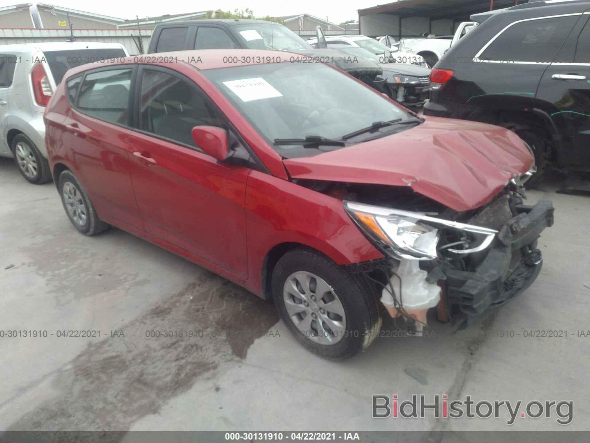 Photo KMHCT5AE8GU266585 - HYUNDAI ACCENT 2016