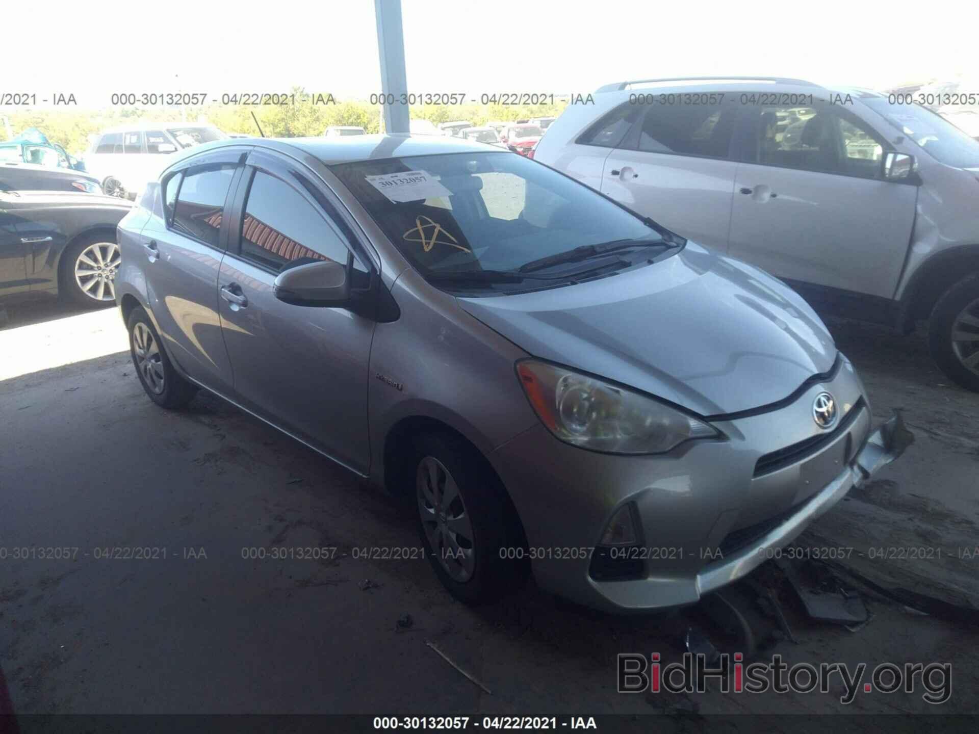 Photo JTDKDTB39C1520766 - TOYOTA PRIUS C 2012