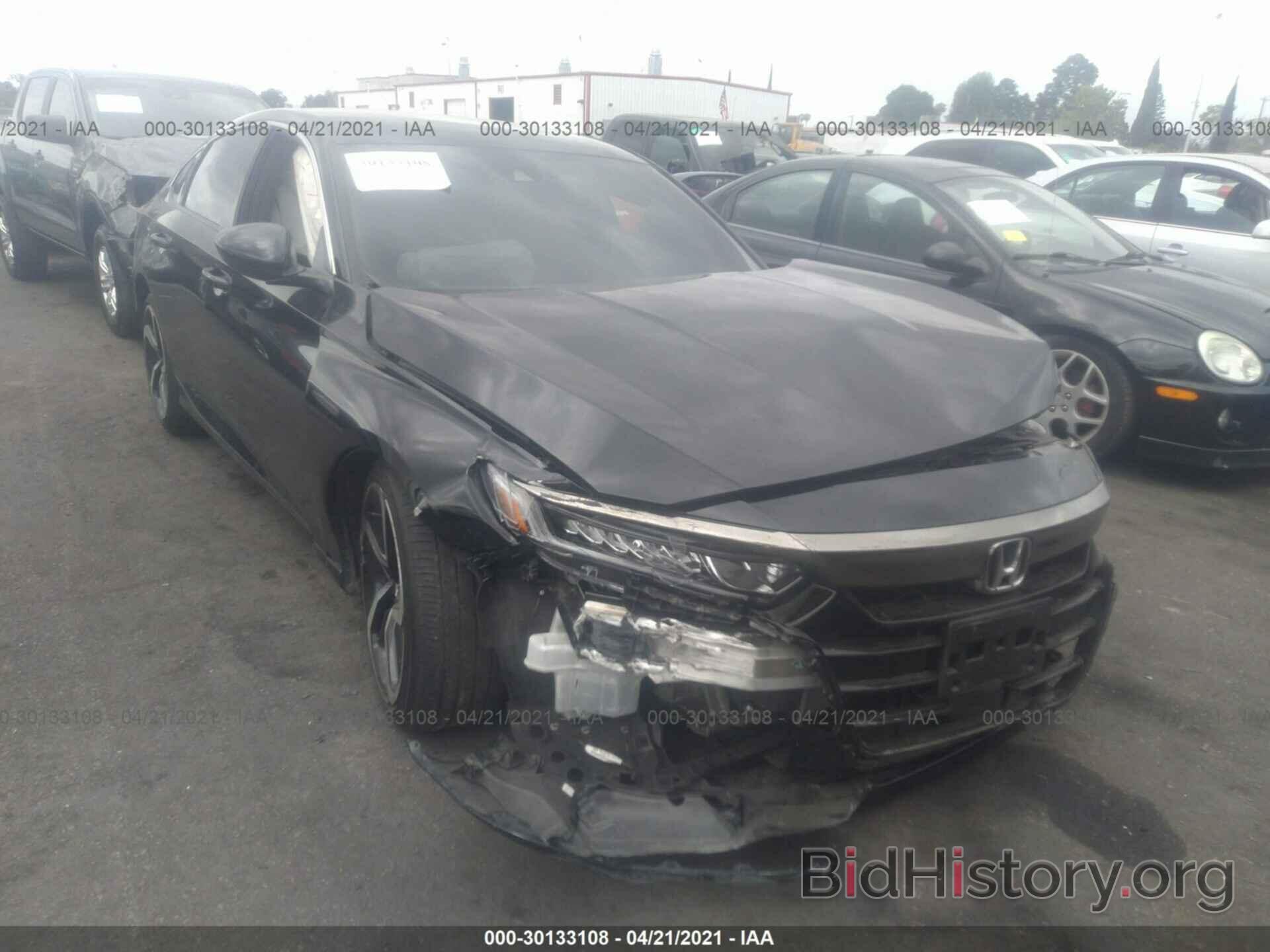 Photo 1HGCV1F39KA156123 - HONDA ACCORD SEDAN 2019