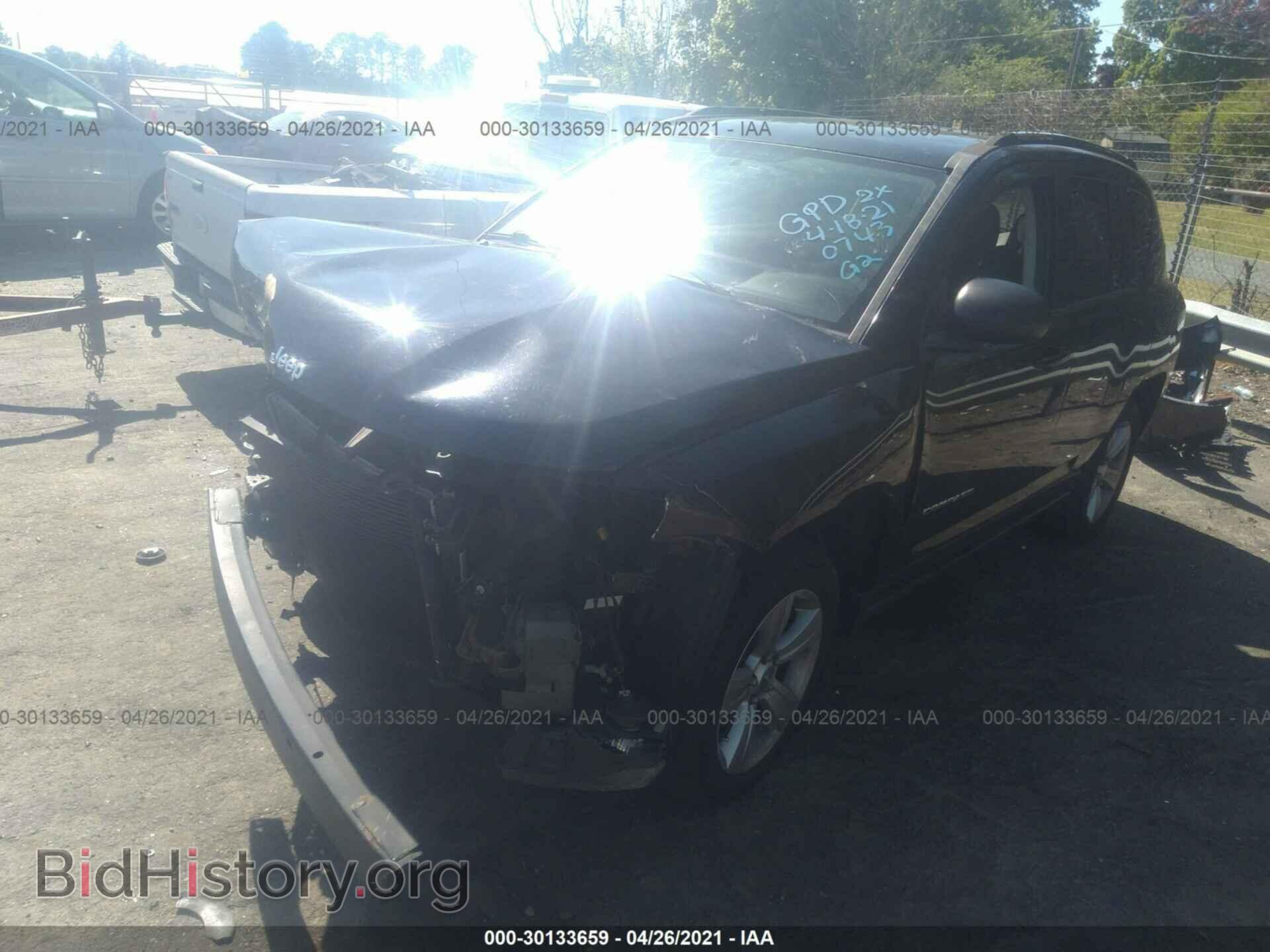 2014 JEEP COMPASS - VIN: 1C4NJDBB6ED670743 - Фото 2