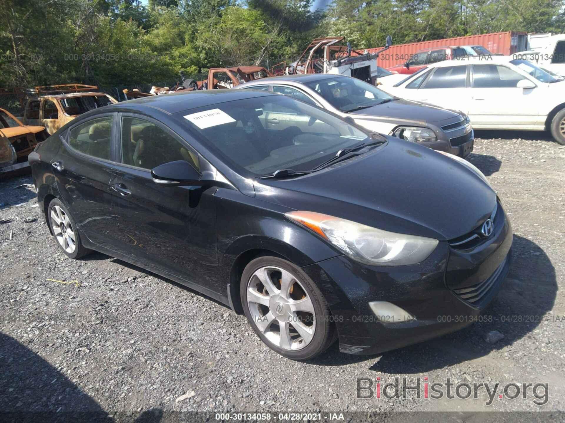 Photo 5NPDH4AEXCH151074 - HYUNDAI ELANTRA 2012