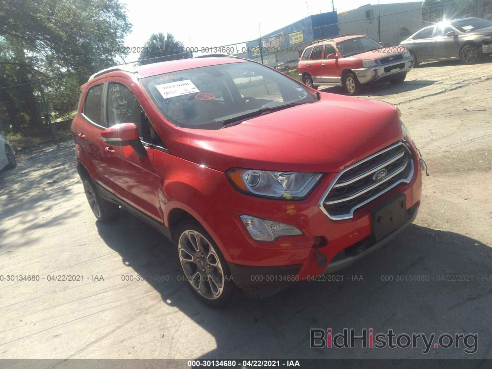 Фотография MAJ6S3KL1LC347309 - FORD ECOSPORT 2020