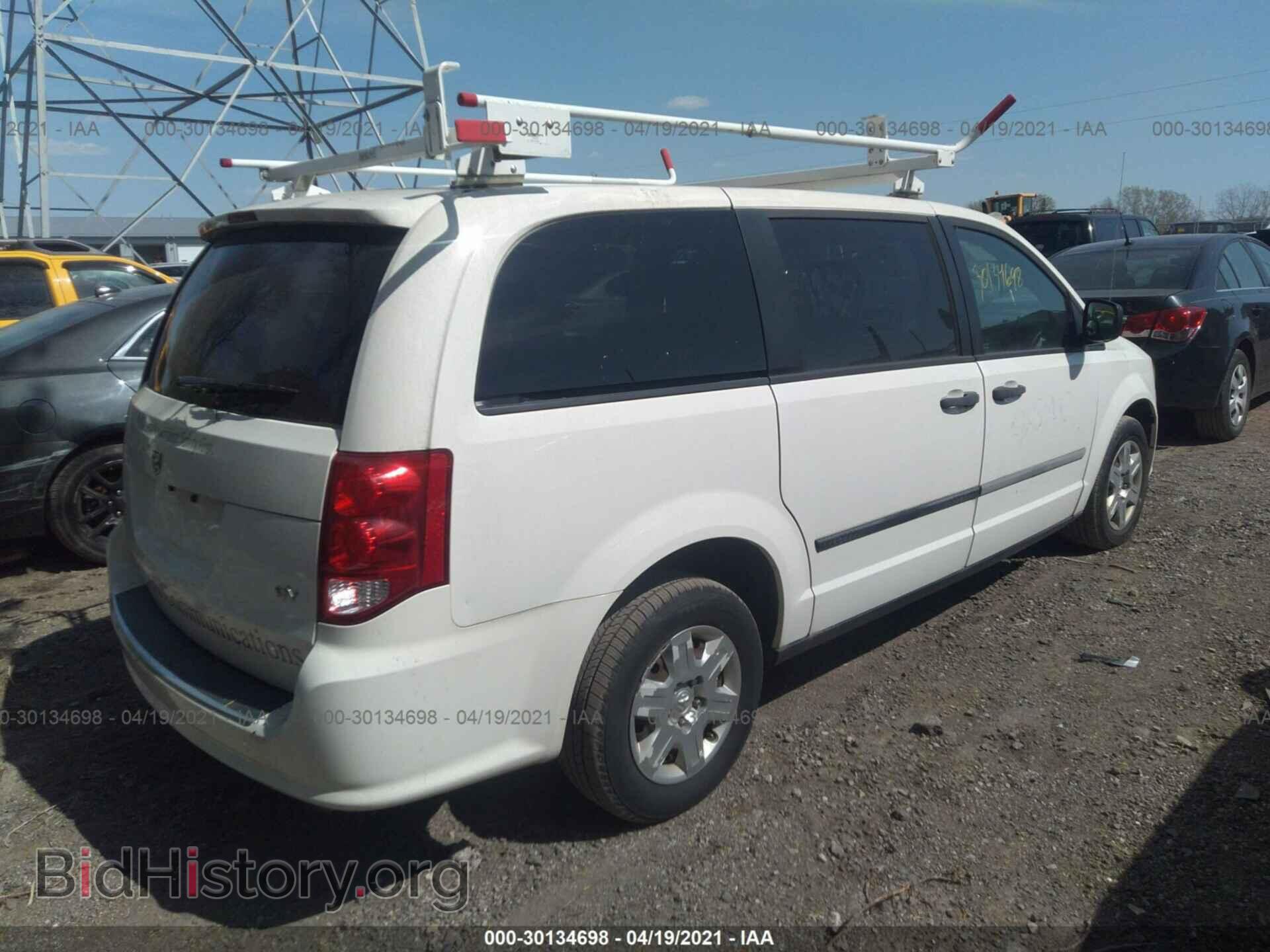 2012 RAM CARGO VAN - VIN: 2C4RDGAG1CR308434 - Photo 4