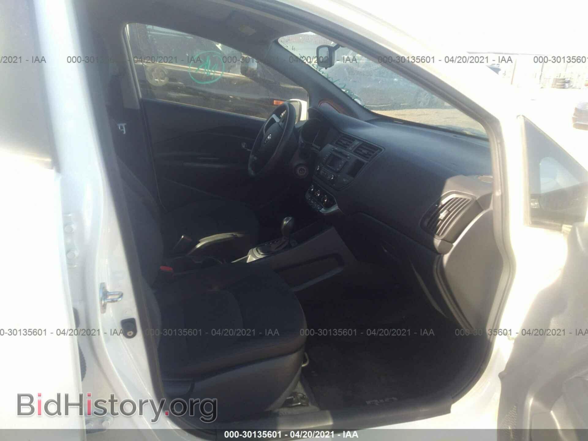 2013 KIA RIO - VIN: KNADM5A31D6197739 - Фото 5