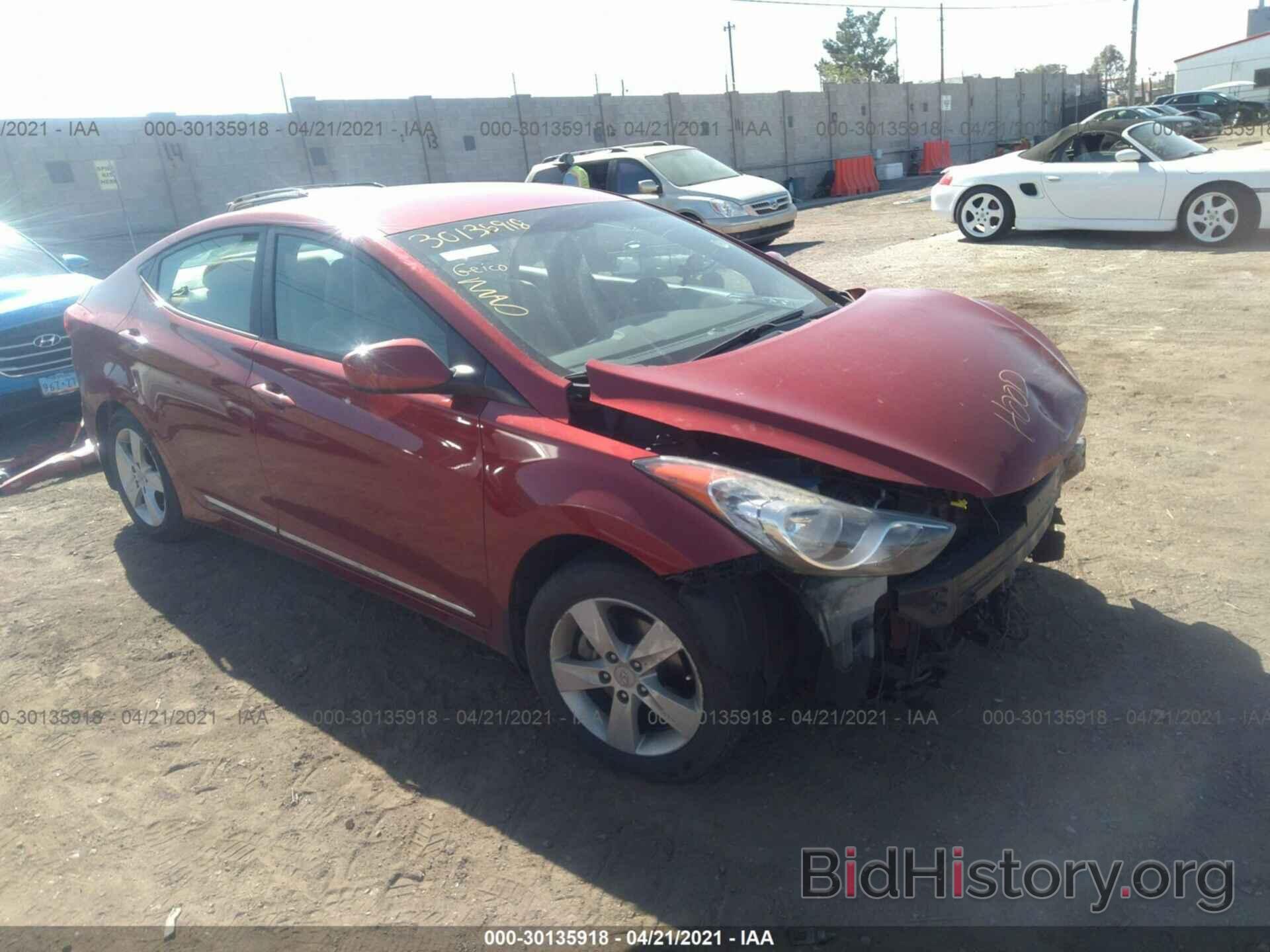 Фотография KMHDH4AE5CU463742 - HYUNDAI ELANTRA 2012