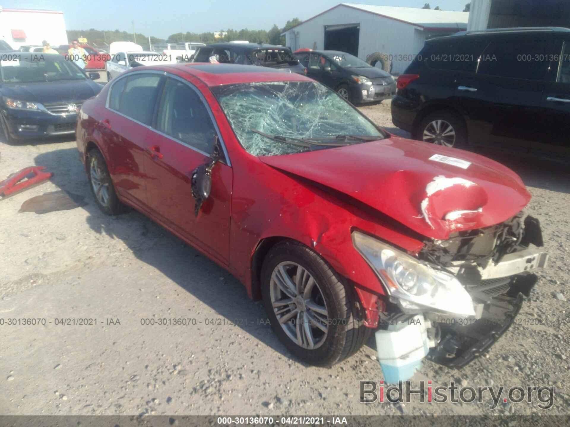 Photo JN1CV6AP9CM626837 - INFINITI G37 SEDAN 2012