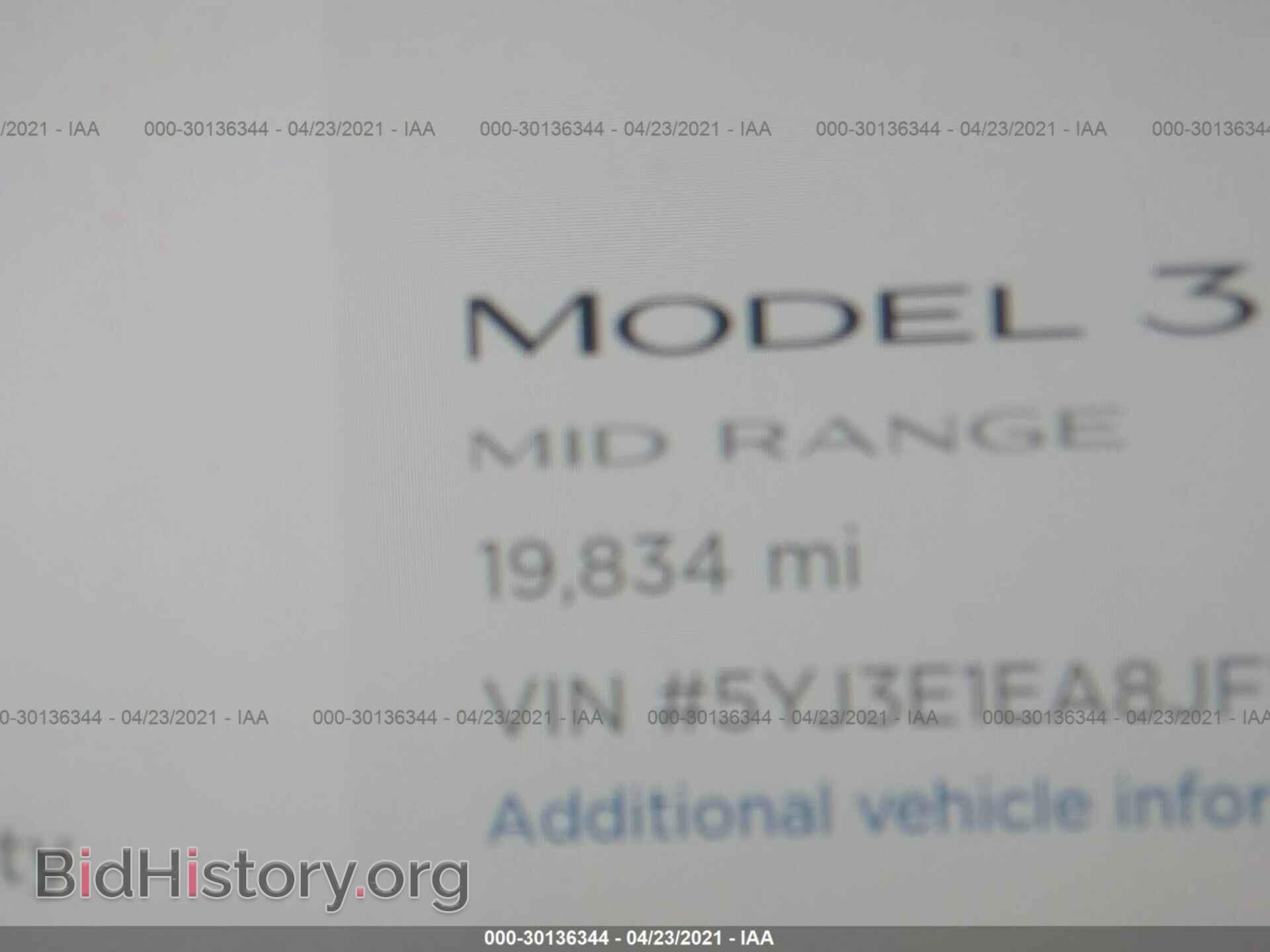 2018 TESLA MODEL 3 - VIN: 5YJ3E1EA8JF164802 - Фото 7