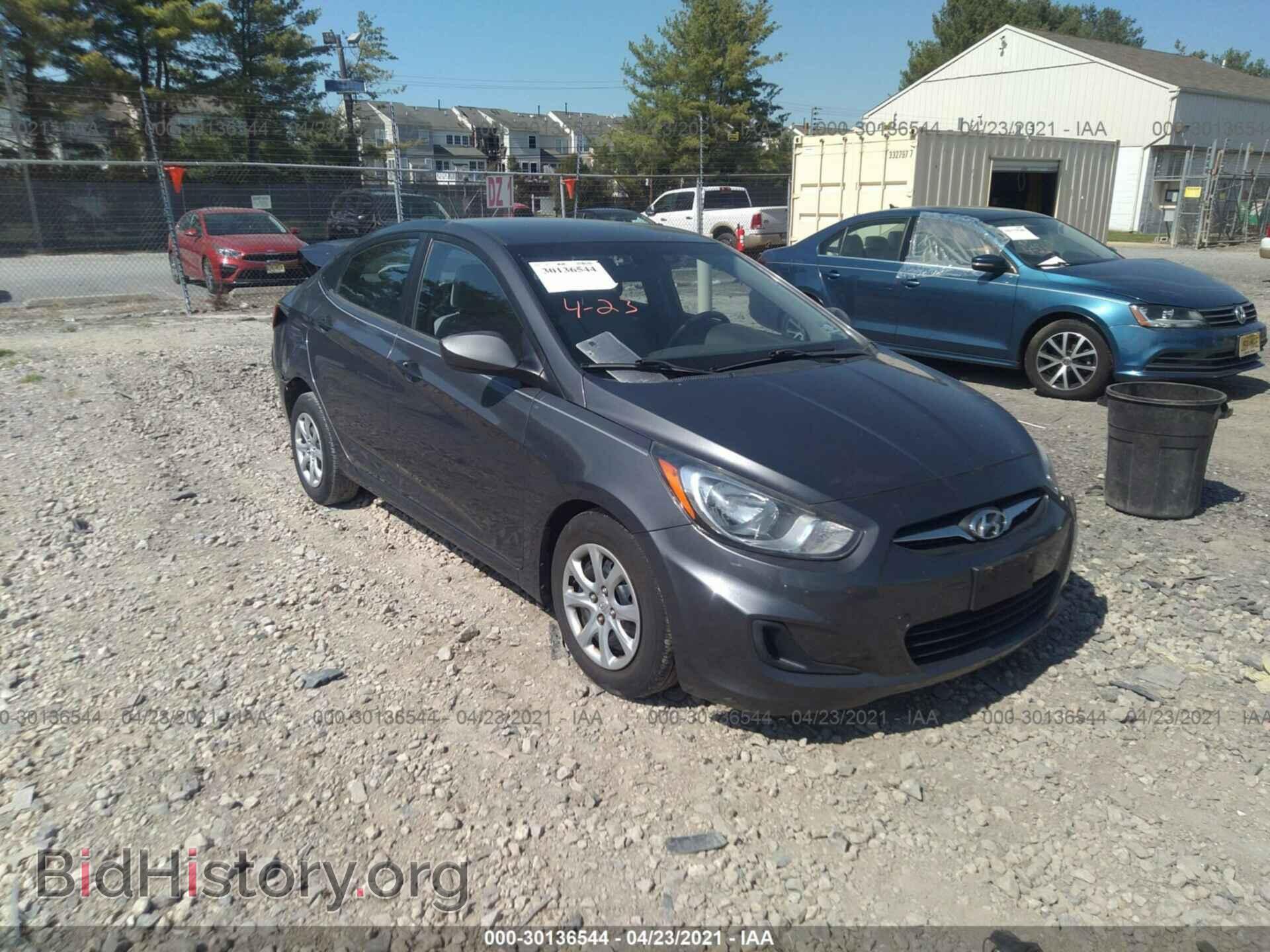 Photo KMHCT4AE5CU039228 - HYUNDAI ACCENT 2012