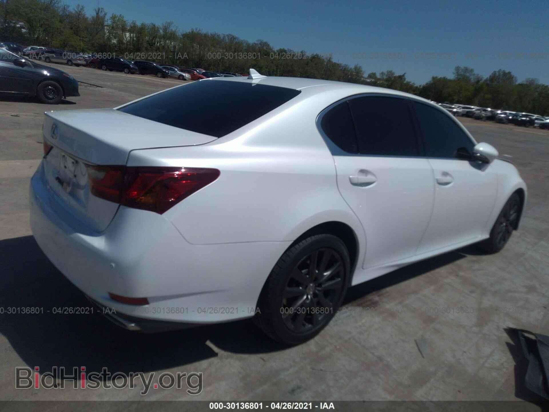 2013 LEXUS GS 350 - VIN: JTHCE1BL5D5019744 - Фото 4