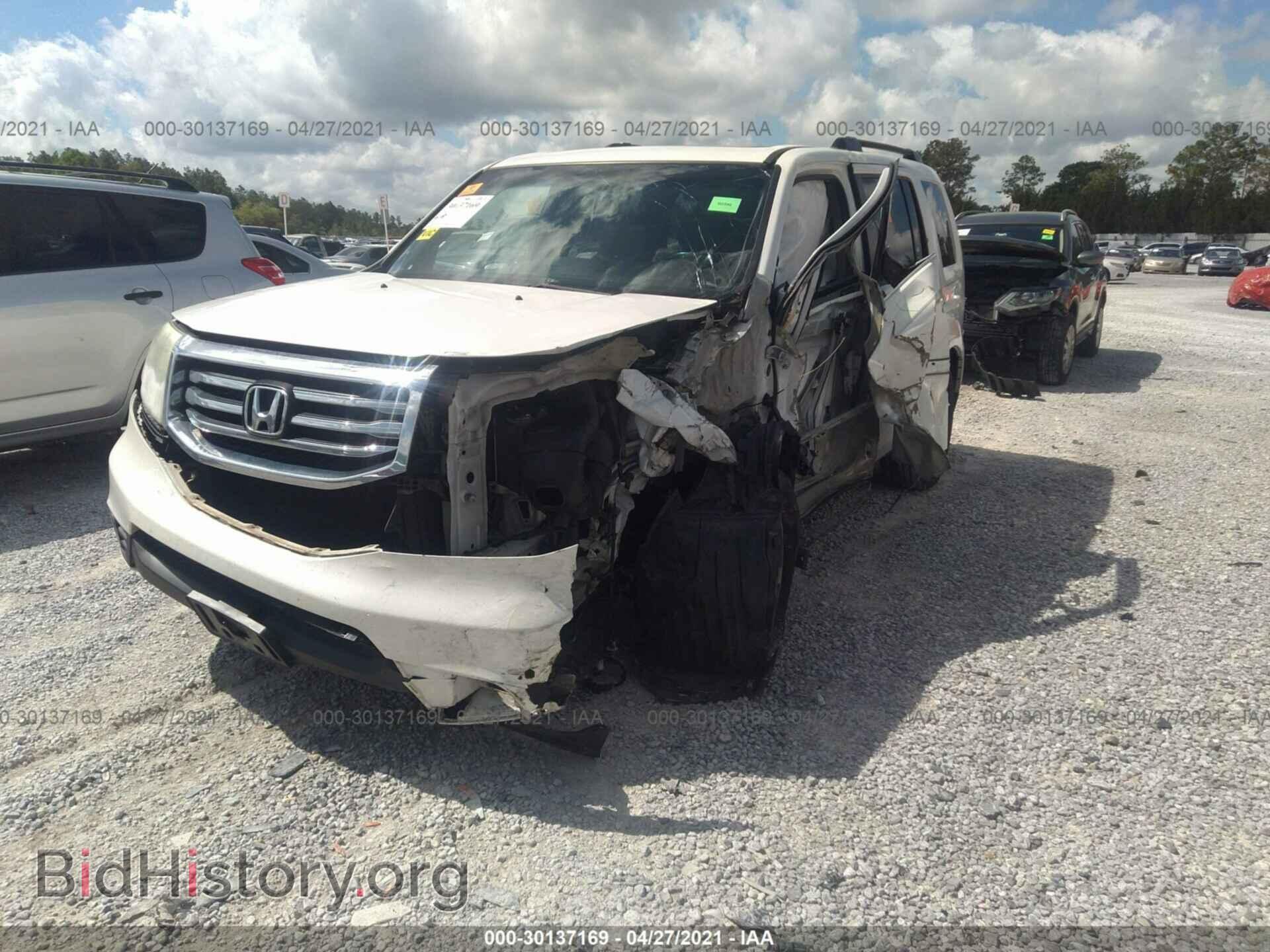 2012 HONDA PILOT - VIN: 5FNYF3H90CB017506 - Фото 2