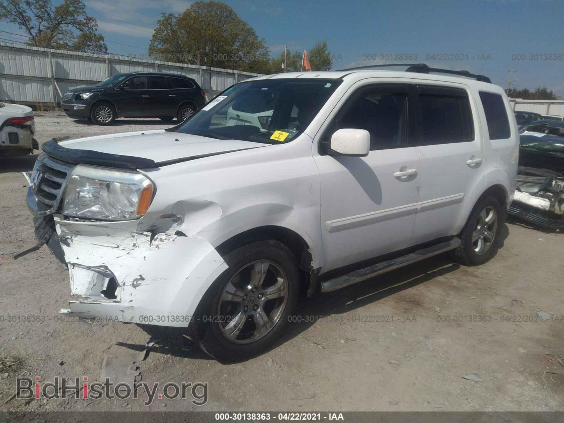 2013 HONDA PILOT - VIN: 5FNYF4H5XDB042224 - Фото 2