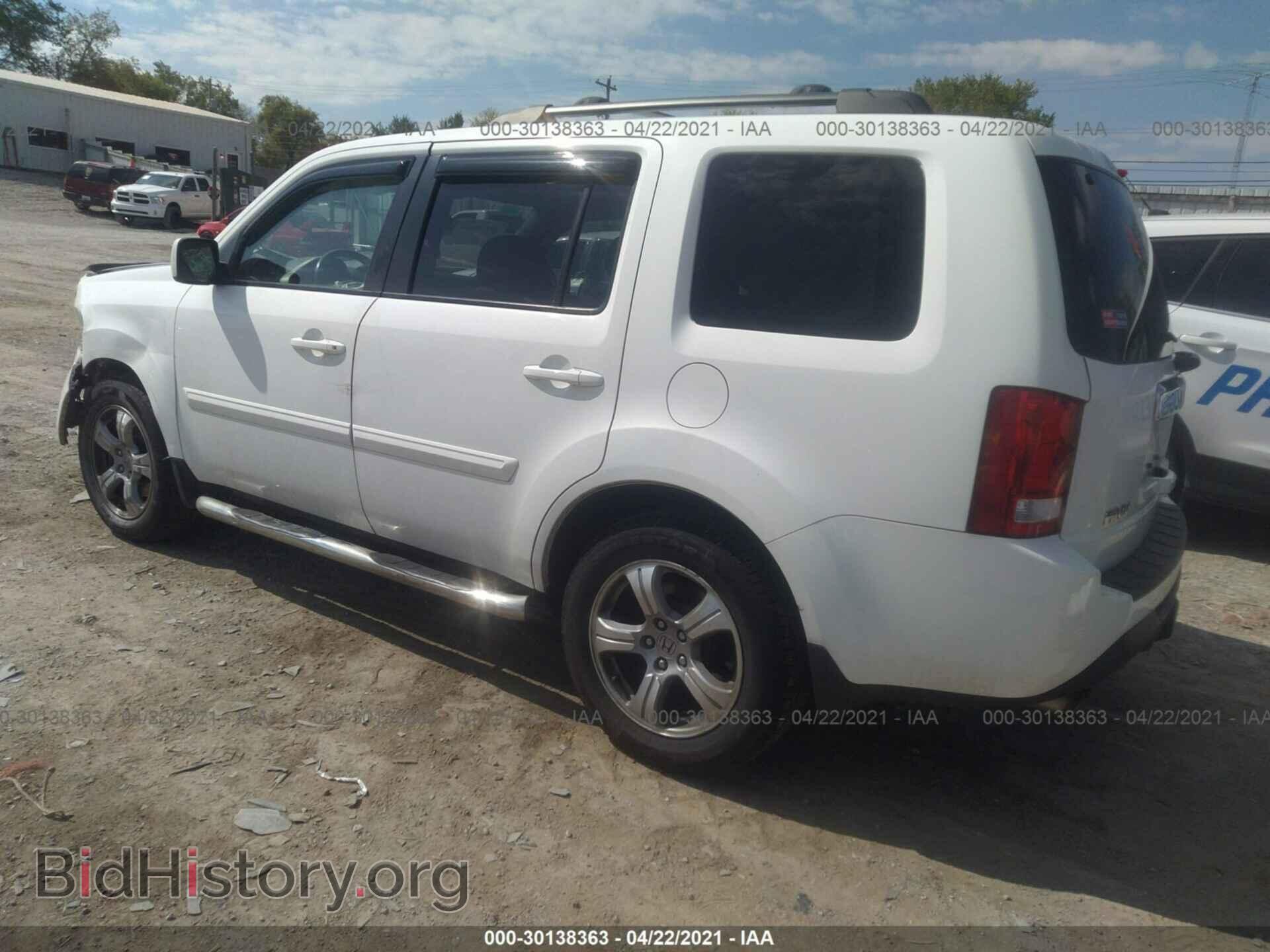 2013 HONDA PILOT - VIN: 5FNYF4H5XDB042224 - Фото 3