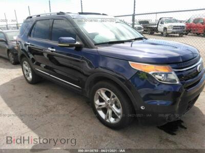 2011 Ford EXPLORER Limited, blue — VIN 1FMHK8F87BGA02245, IAAI