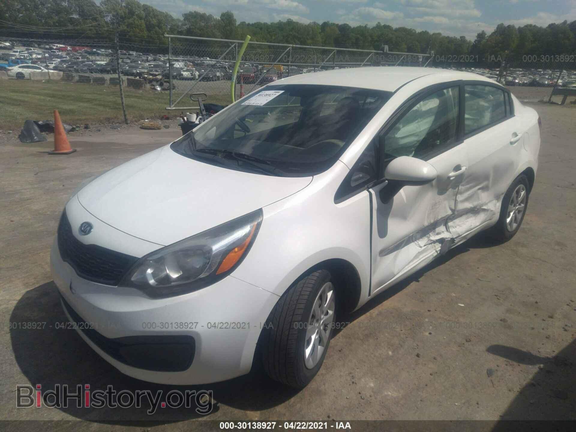 2013 KIA RIO - VIN: KNADM4A31D6128608 - Photo 2