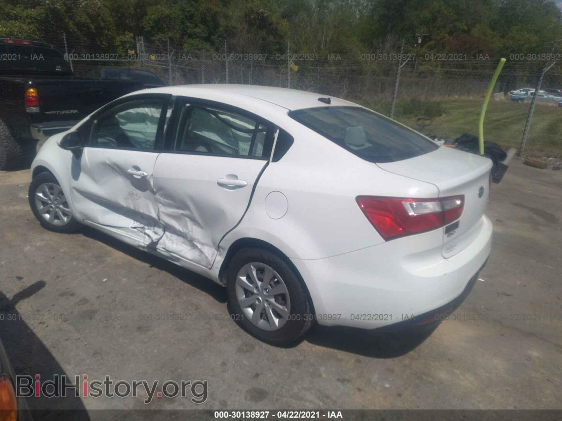 2013 KIA RIO - VIN: KNADM4A31D6128608 - Photo 3