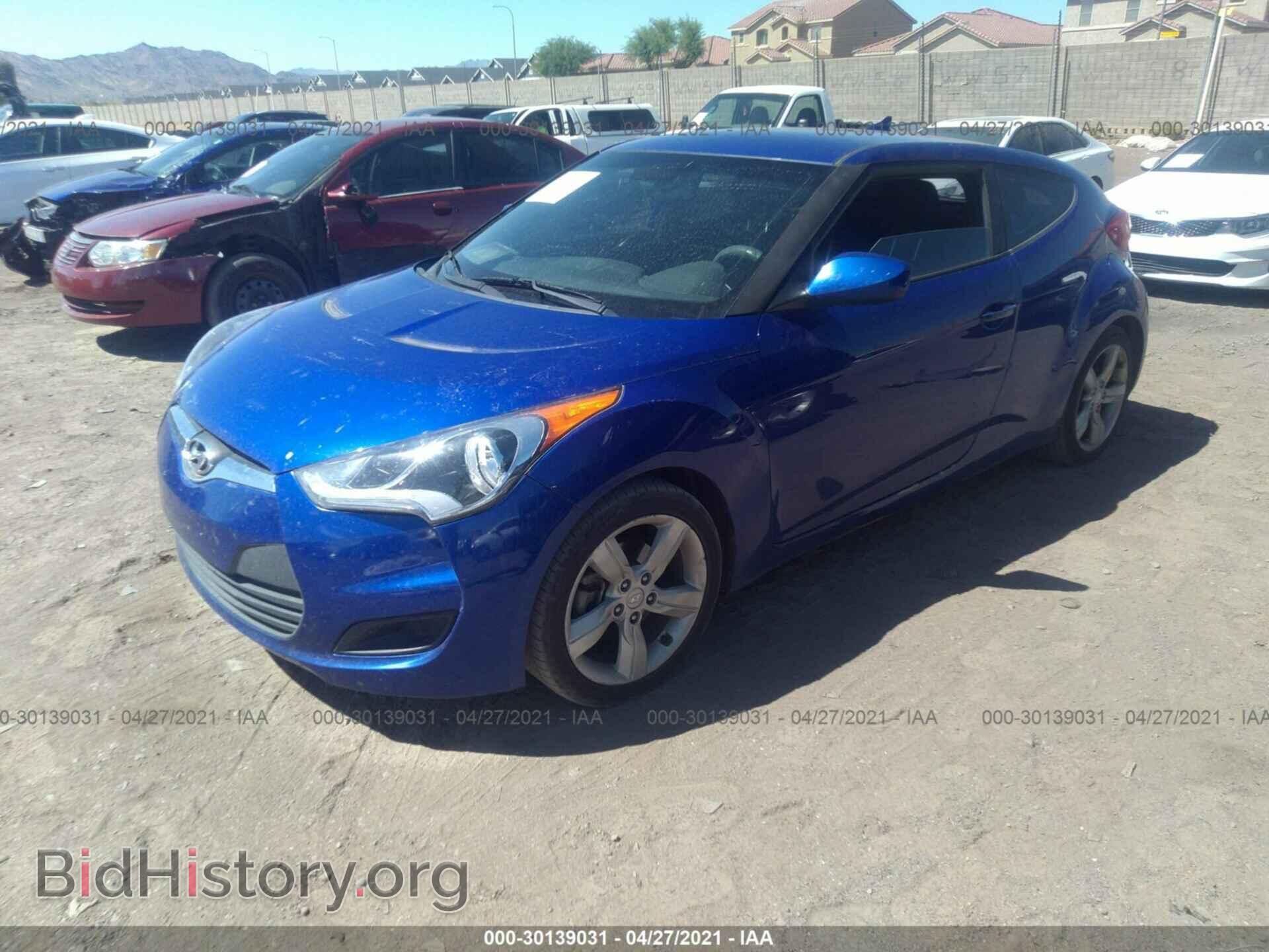 2014 HYUNDAI VELOSTER - VIN: KMHTC6AD8EU187086 - Фото 2